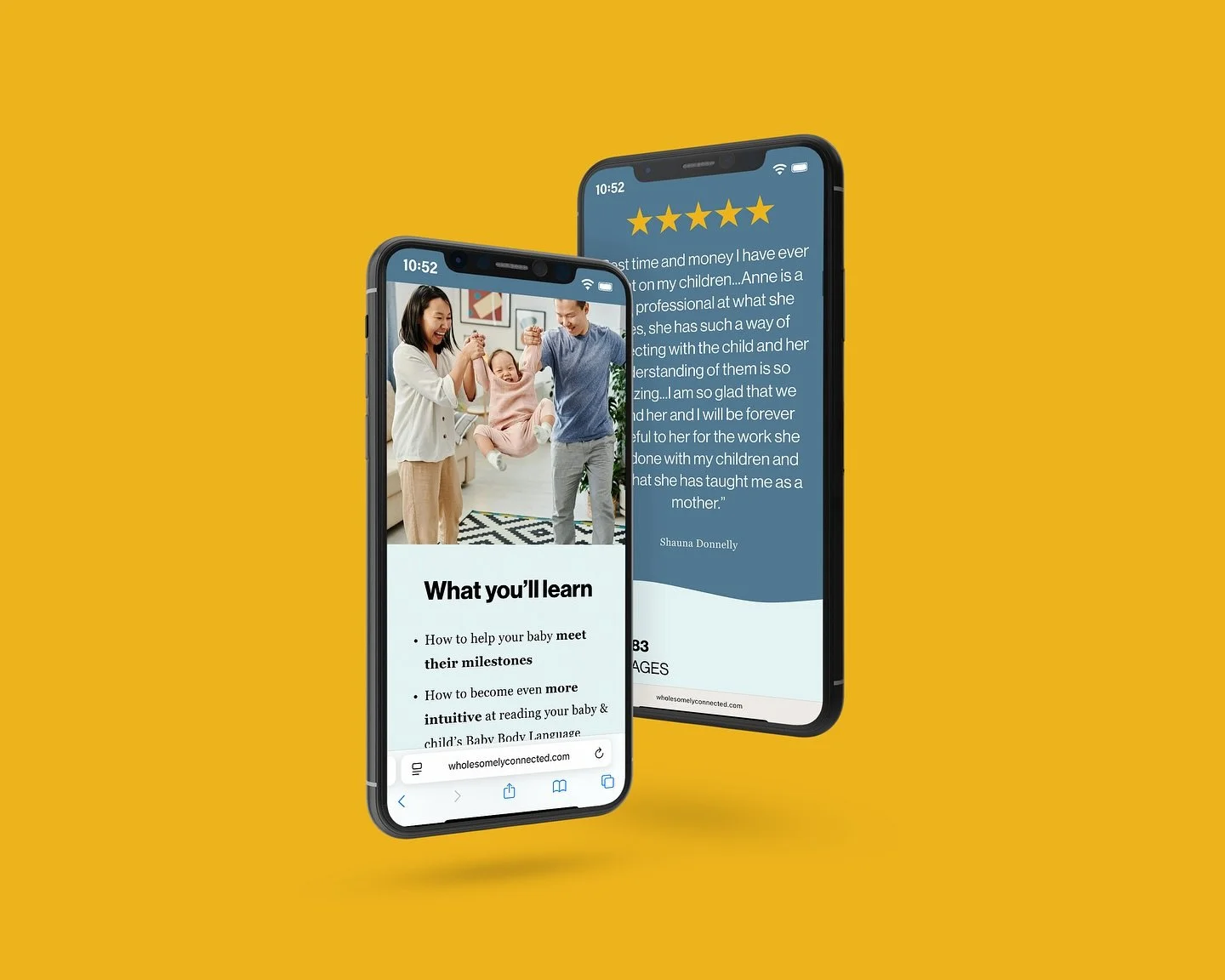 Featured Project: Wholesomely Connected Coaching

Anne has been with us for over a year now, and it&rsquo;s been such a joy to watch her vision come to life.

Anne Matthews, founder of @wholesomelyconnectedcoaching worked as a child chiropractor for 