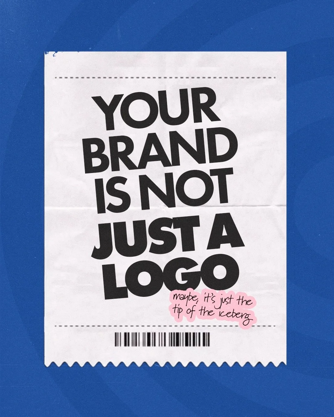 A logo is not your brand. It&rsquo;s just the face of it. 

Your brand is the story, the experience and the way you make people feel every time they interact with you.

When you keep that consistent across your website, socials, emails and everything