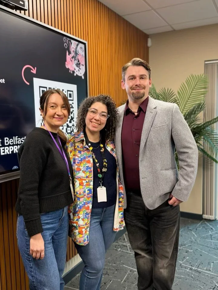 Such a great morning for Yellow Zest 💛✨

We attended an inspiring branding &amp; AI strategy session led by Aidan Harbinson from @horriblebrands at @eastbelfastenterprise and it was packed with value.

The practical exercises really challenged us to