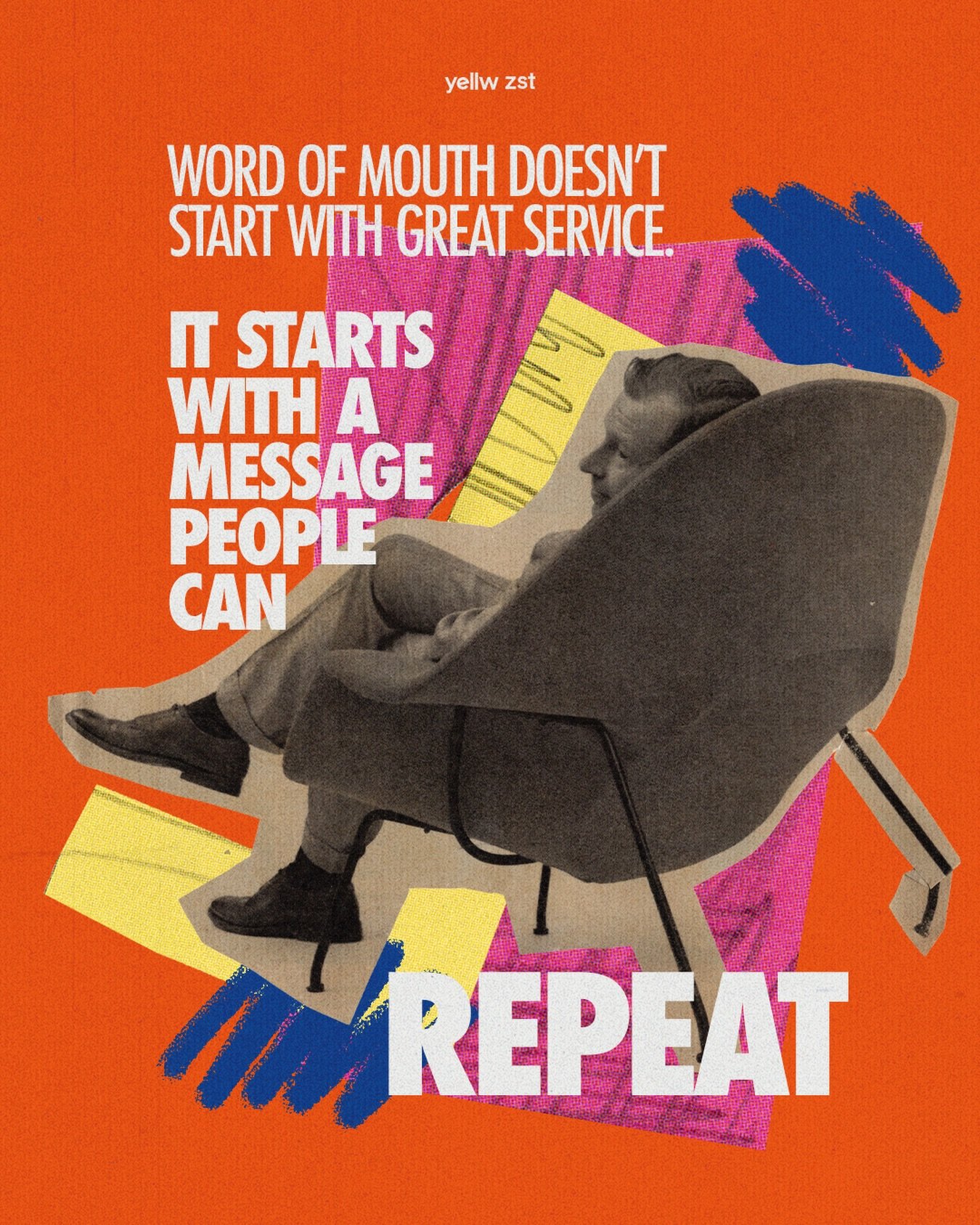 Your customers aren&rsquo;t your marketing team.

But they are your biggest advocates!

The problem is that most businesses make it incredibly difficult for people to talk about them.

If your message is vague, confusing or trying to say everything a