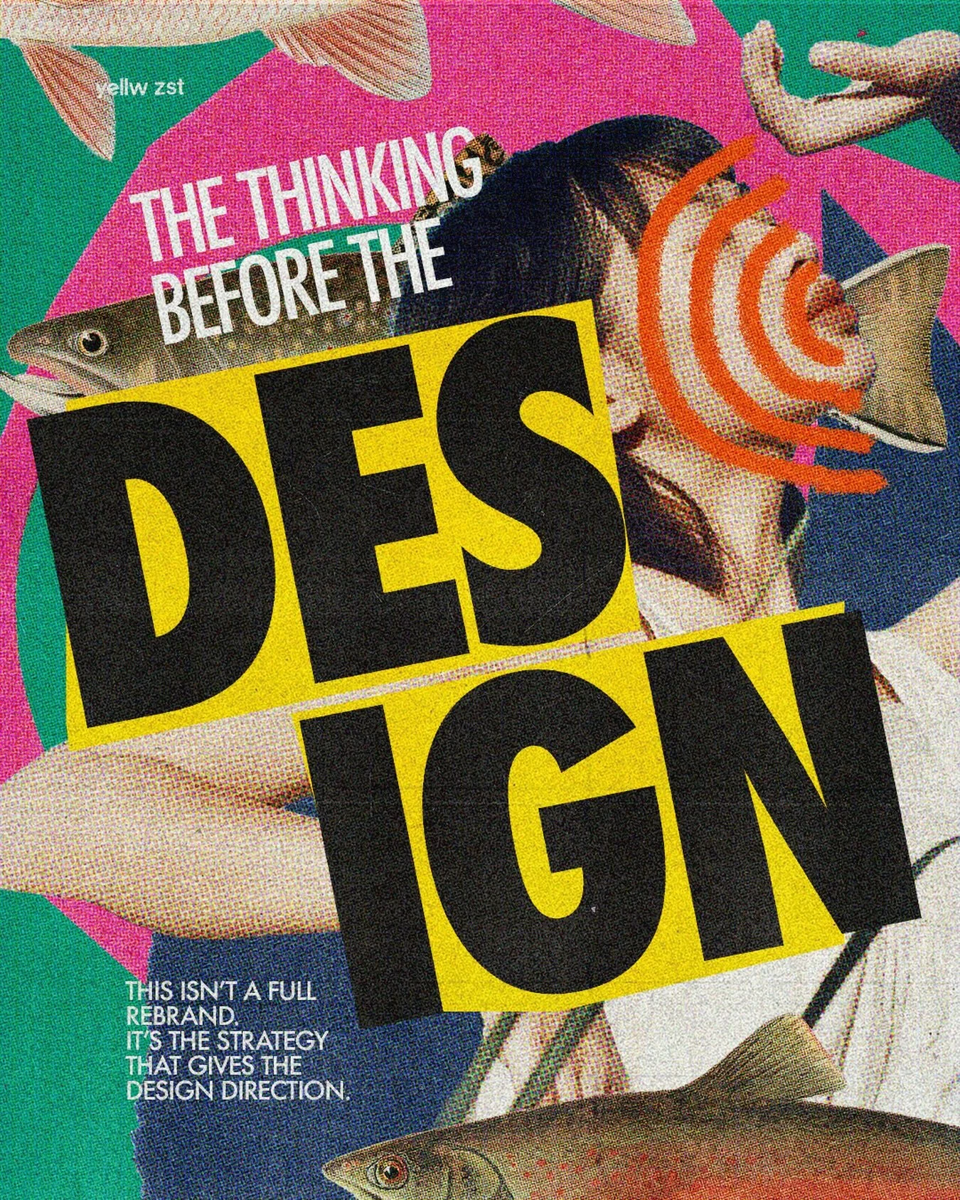 A new logo won&rsquo;t fix a brand that doesn&rsquo;t know what it&rsquo;s trying to say.

Before we design anything, we figure out what your brand actually stands for: positioning, audience, tone of voice, messaging. That&rsquo;s the Brand Strategy 