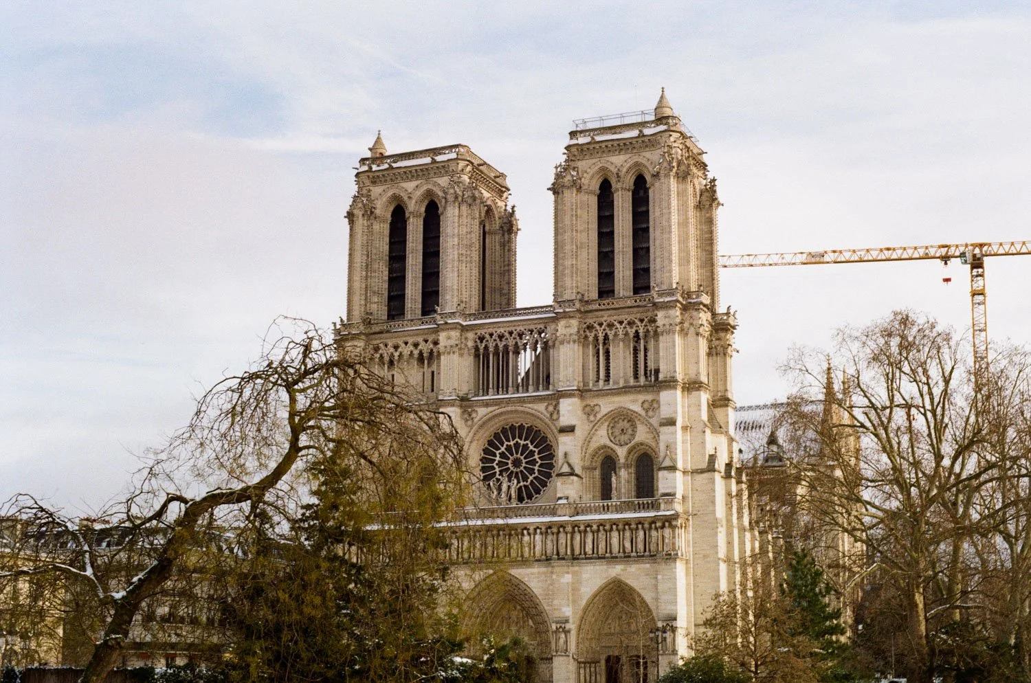 Notre Dame winter day
