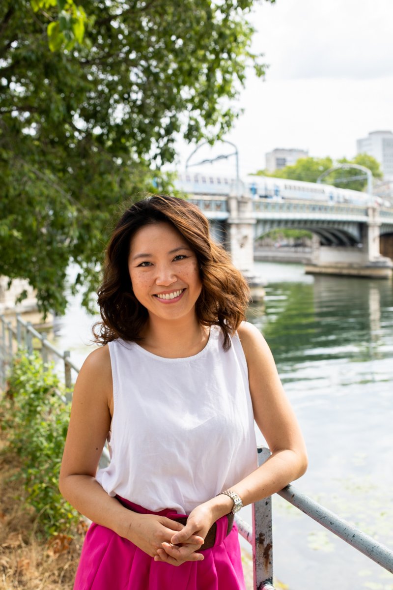 Paris woman's business headshot