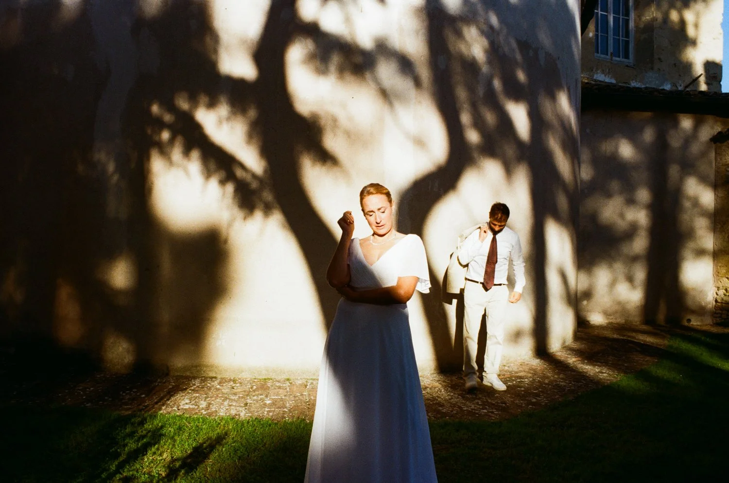 Bride and Groom Italy on film