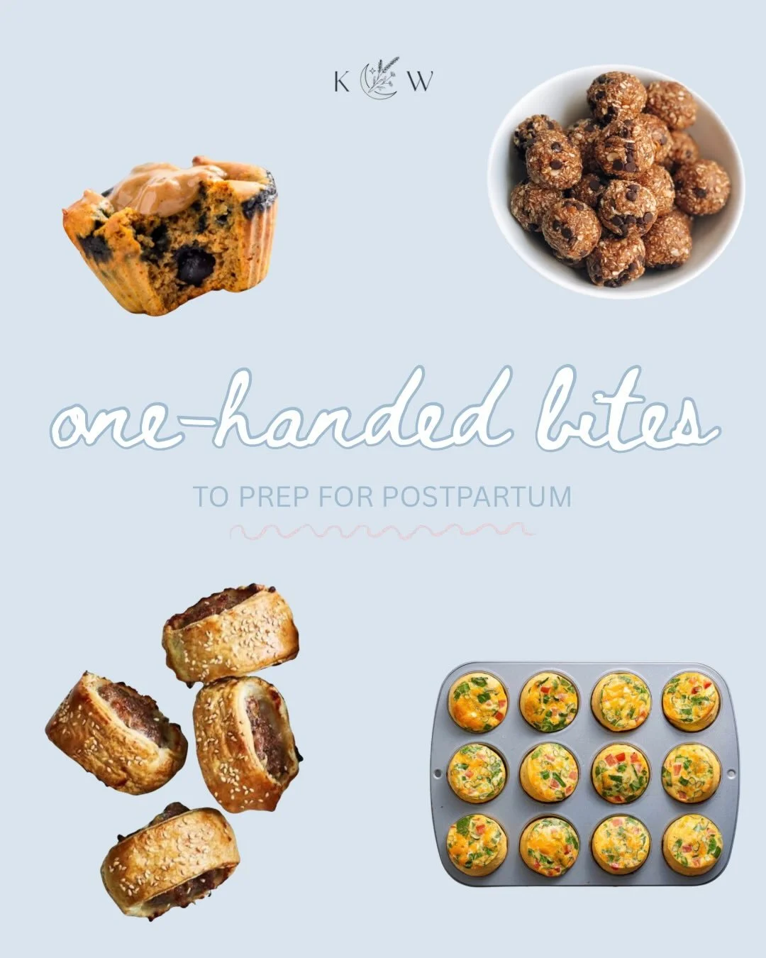 When you&rsquo;re nap-trapped, cluster feeding, or finally having a moment to yourself &mdash; the last thing you need is to prep a complicated meal. Having easy, nourishing, grab-and-go snacks on hand means you actually get to eat &mdash; with one h