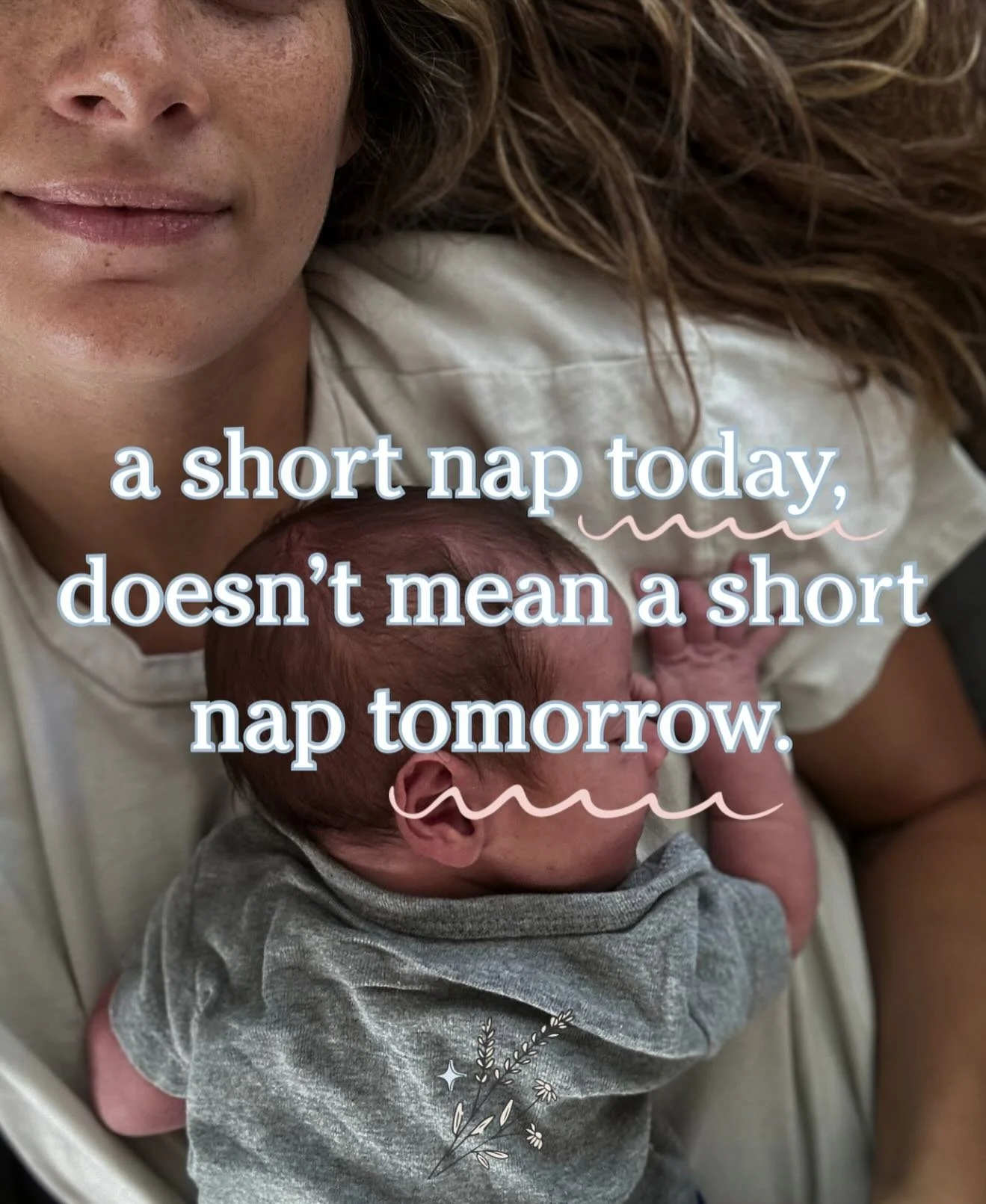 One of the most common topics I support families through is letting go of the idea that every nap needs to be perfect. 

Newborn sleep specifically is inherently variable. They are adjusting to the world around them, their sleep cycles are short, and