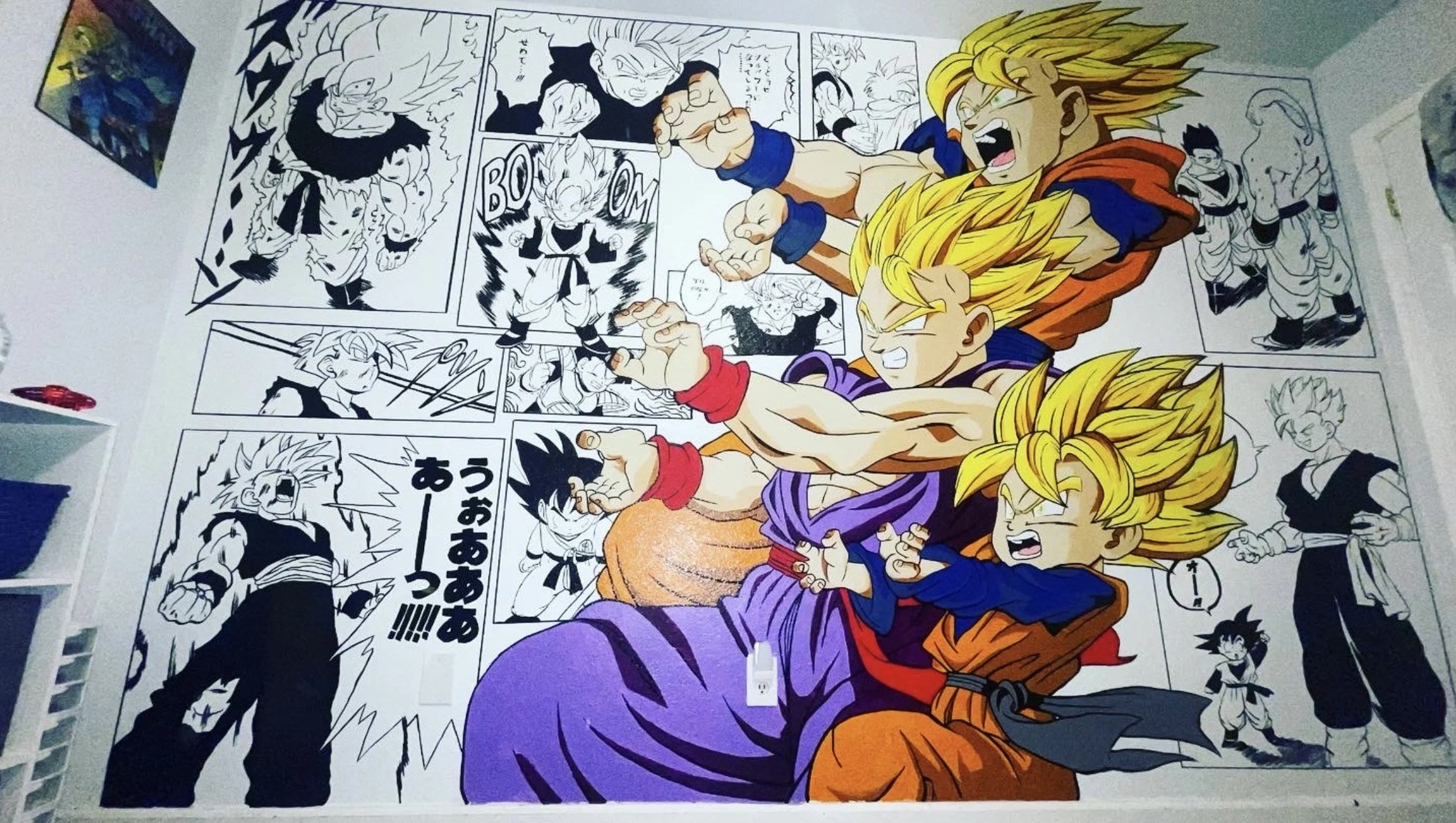 MURAL PAINTING OF COMIC ART