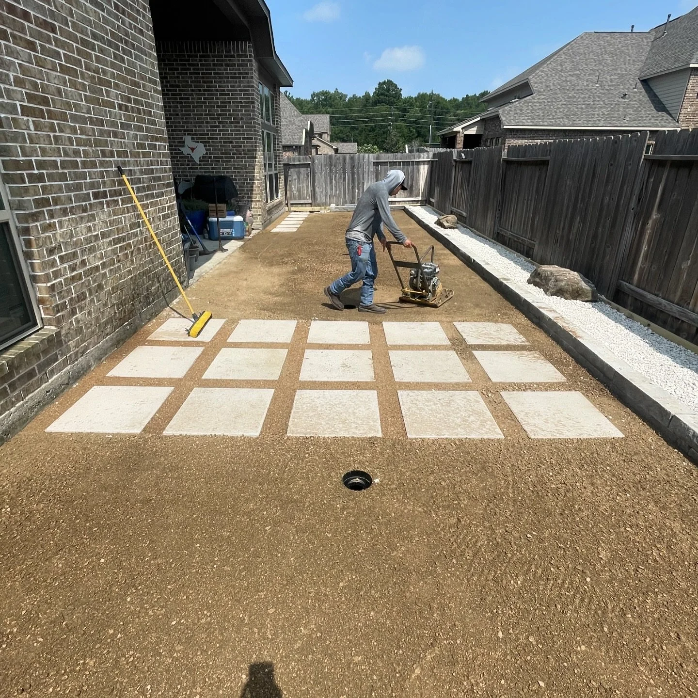 Artificial Turf installation completed 🪄 We service the Houston area with a professional turf installation. Message us for an appointment 📬