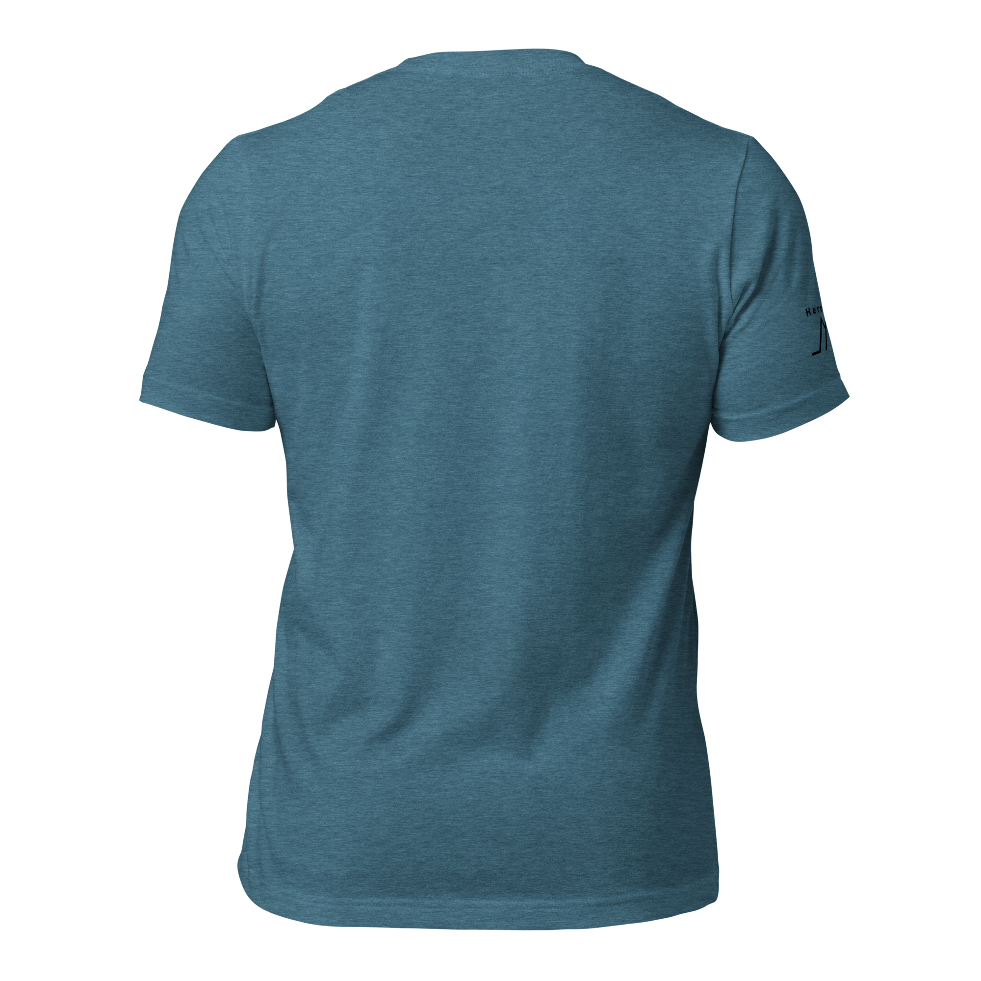 unisex-staple-t-shirt-heather-deep-teal-back-68bcbde80a82a.png