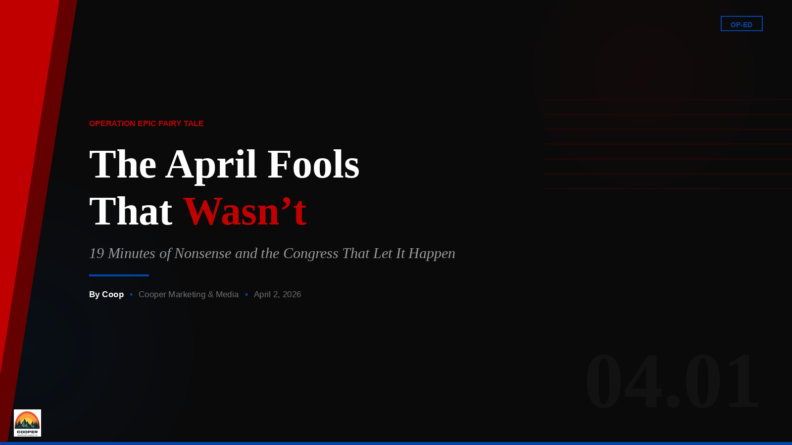 Operation Epic Fairy Tale