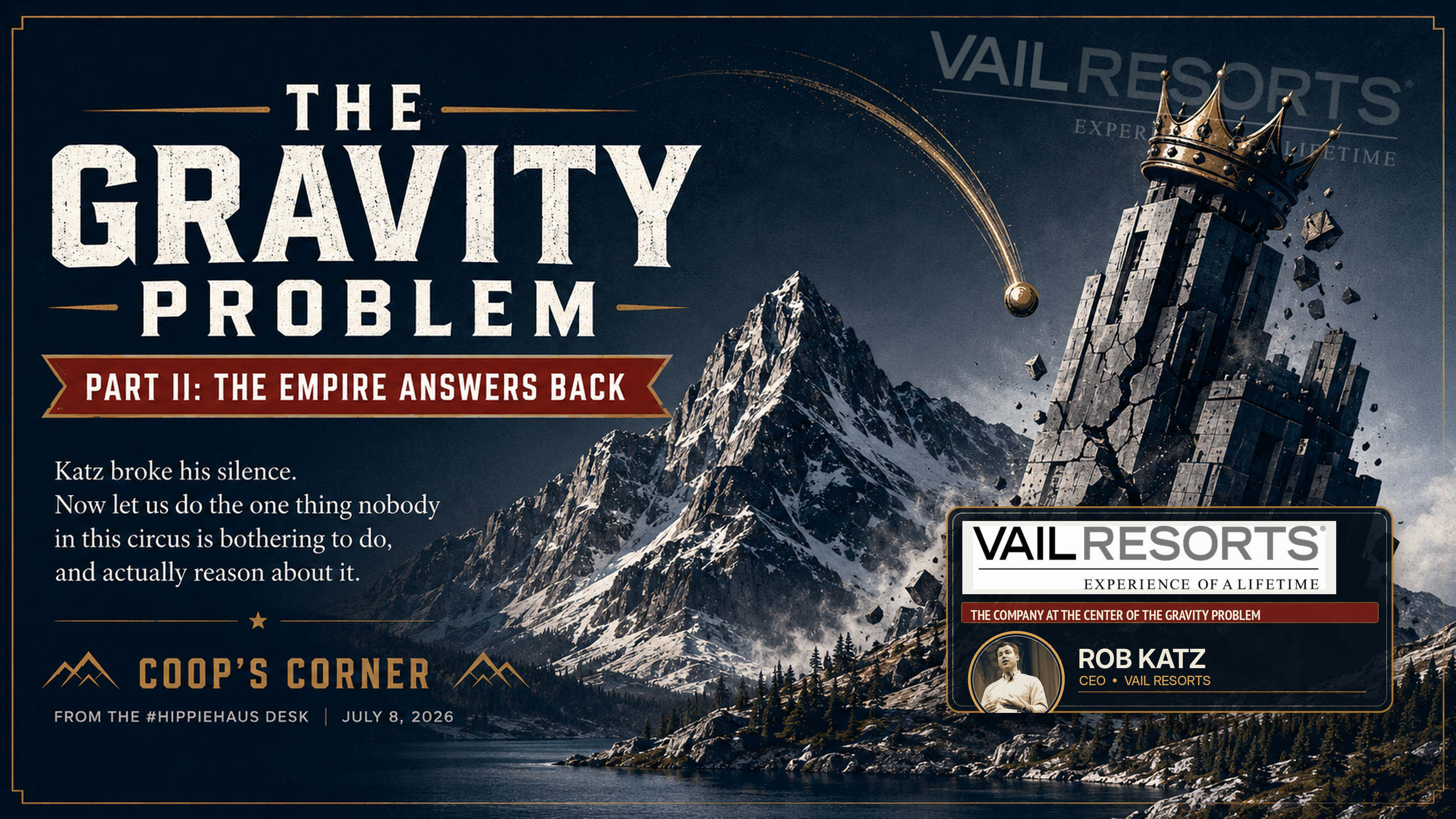 The Gravity Problem, Part II: The Empire Answers Back