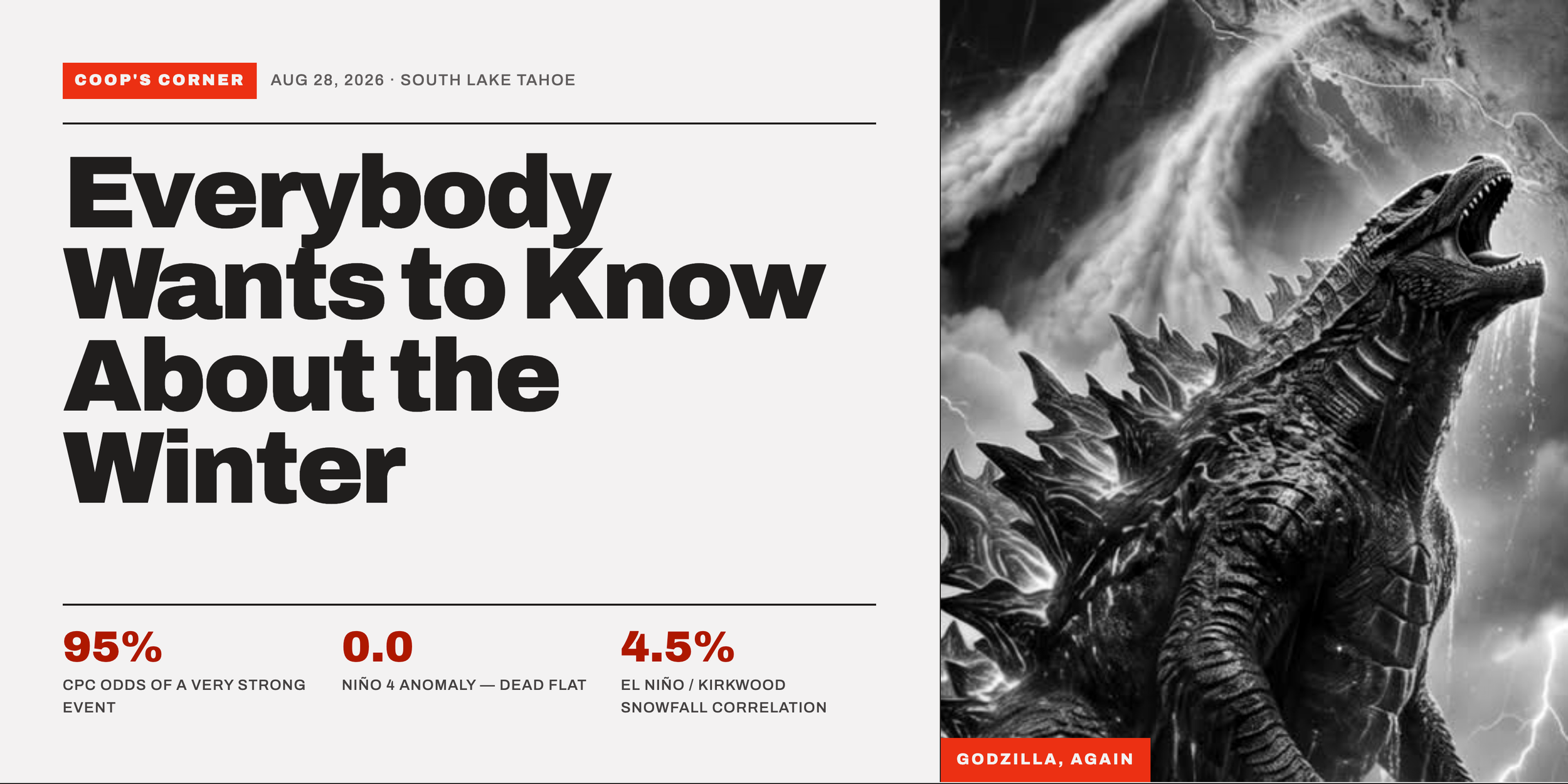 Everybody Wants to Know About the Winter