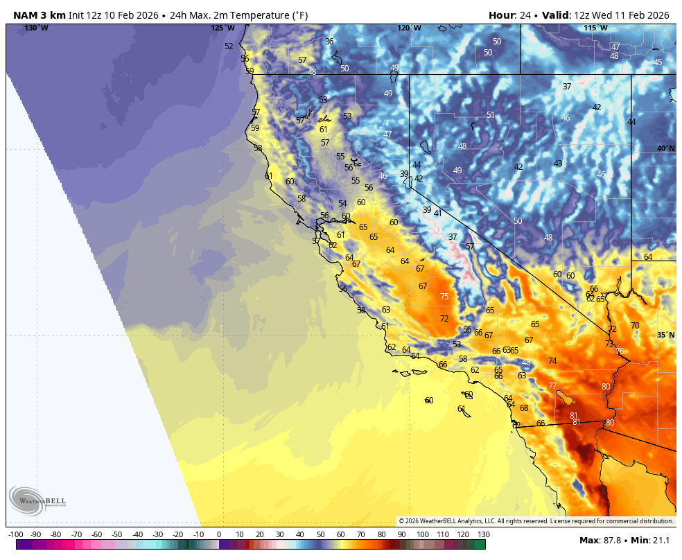 24hr Max. 2m Temperature (ºf)