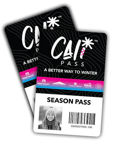 Cali Pass logo, Coop serves as Communications Director for Bear Valley, Dodge Ridge, Mountain High, and China Peak