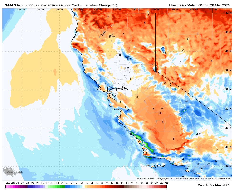 Cooper Marketing & Media, Lake Tahoe weather forecast - Kirkwood Mountain Resort, Camp Richardson, South Lake Tahoe, Truckee, Tahoe City, and Lake Tahoe resort forecasts by Coop and WeatherBell Analytics