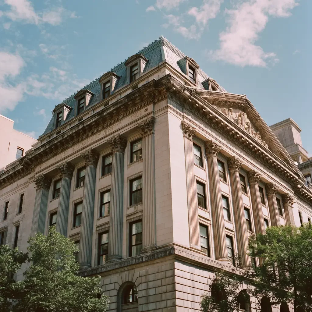 Historic law firm building exterior - Shoreline Public Adjusters provides insurance appraisal and umpire services