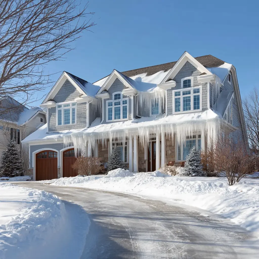 Minneapolis hail damage on residential roof