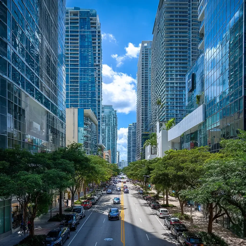 Downtown commercial high-rise buildings - Shoreline Public Adjusters handles business and commercial property insurance claims