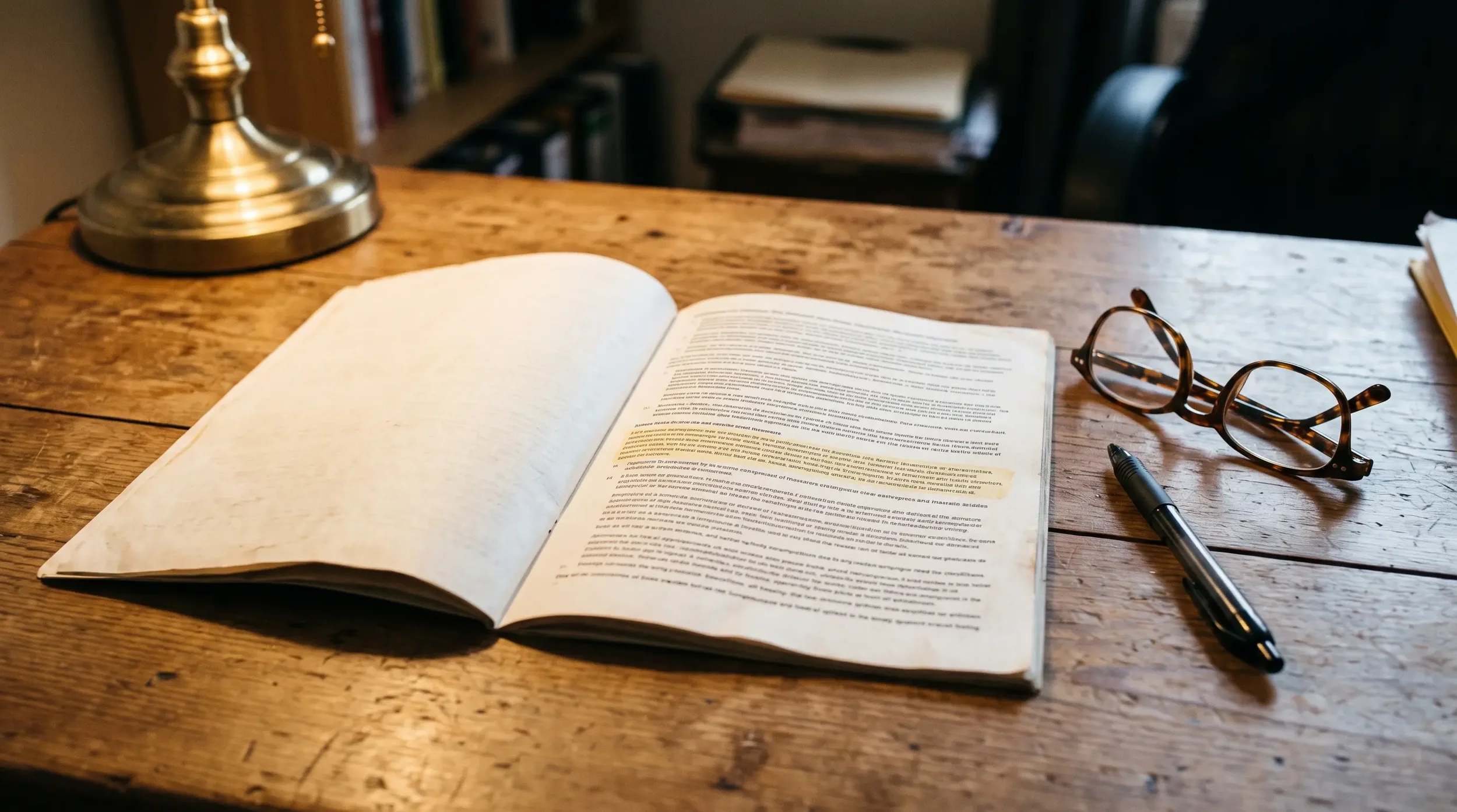A homeowners policy open to the conditions section during an insurance appraisal clause review