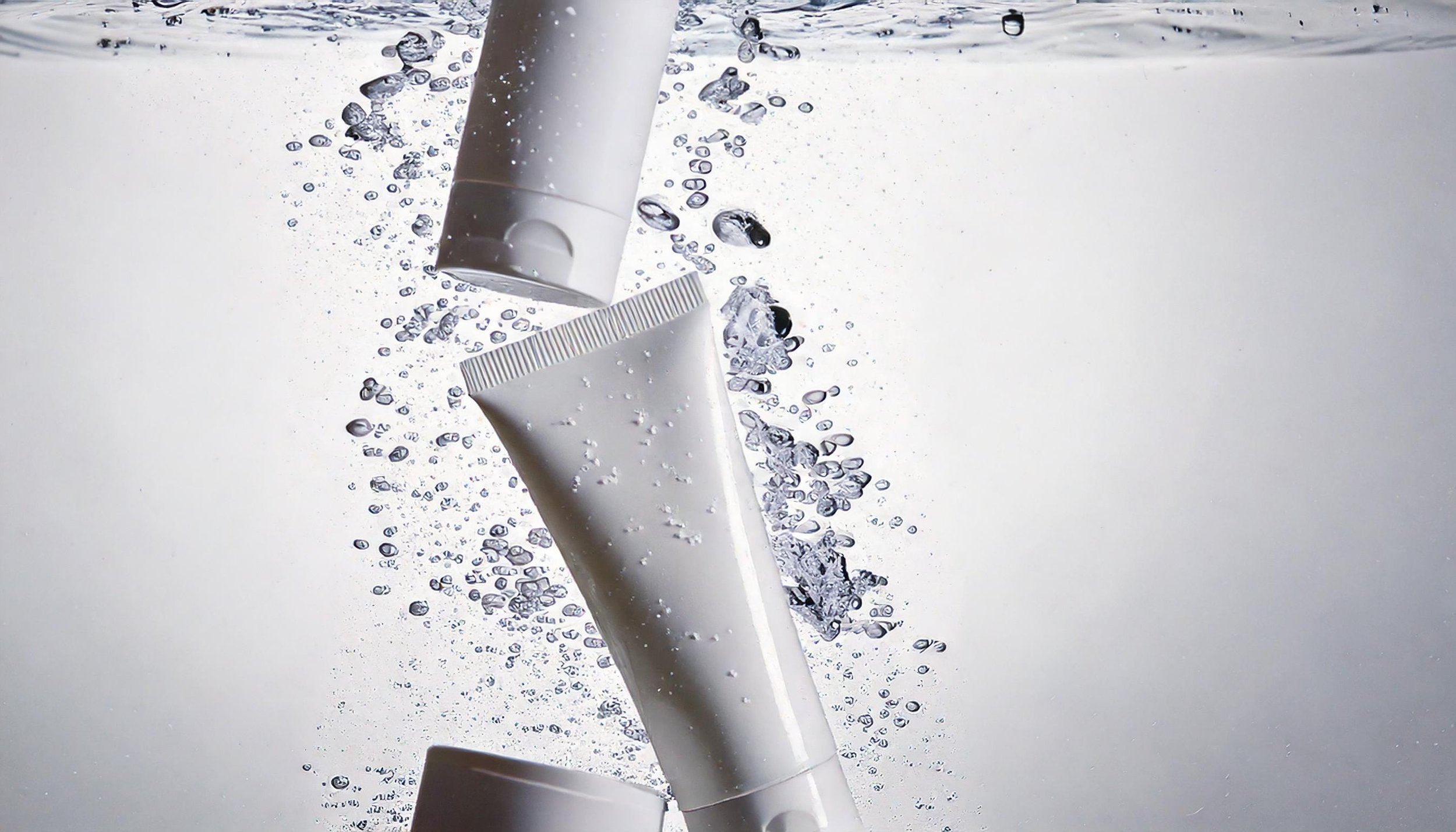 Firefly beautiful plain white deodorant under water, water reflections, elegant premium lighting and (2).jpg