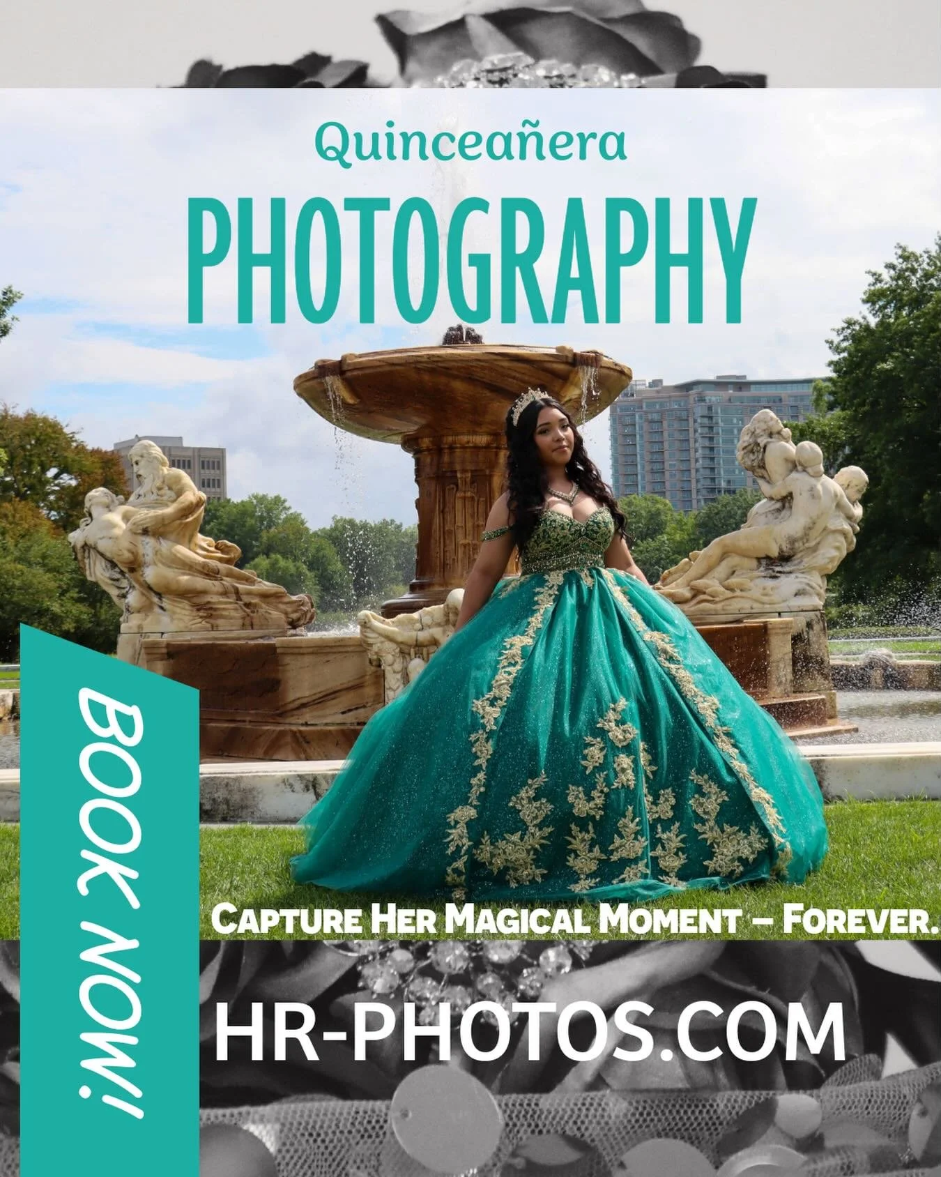 BOOK NOW

✨ Your Quincea&ntilde;era is a once-in-a-lifetime moment &mdash; make it unforgettable with stunning photos that capture every smile, twirl, and tear of joy.

I specialize in beautiful, natural, and elegant Quincea&ntilde;era photography th