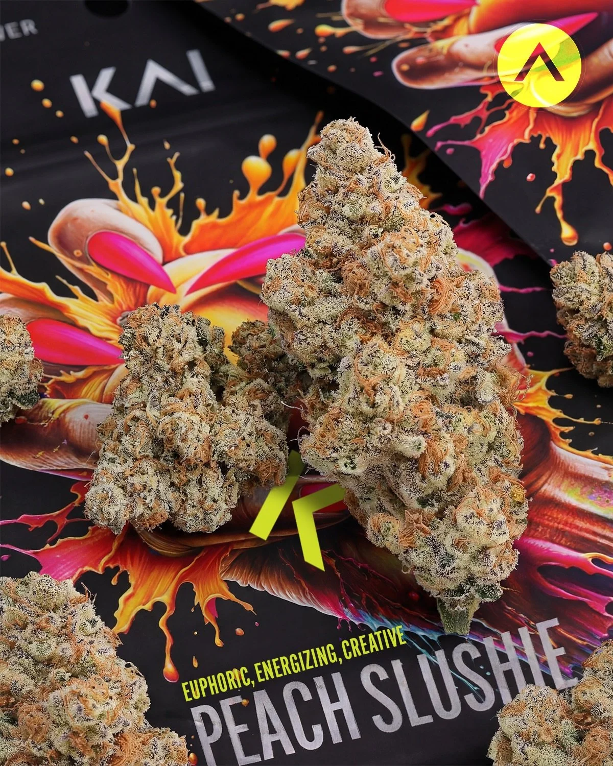 BIG ideas &amp; good vibes. Elevate energy &amp; expand imagination. 💡🧠⛈️🍑 The Creature x Marionberry