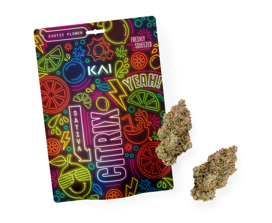 KAI Cultivation Citrix Cannabis Strain Pre-Pack Eighth and Buds
