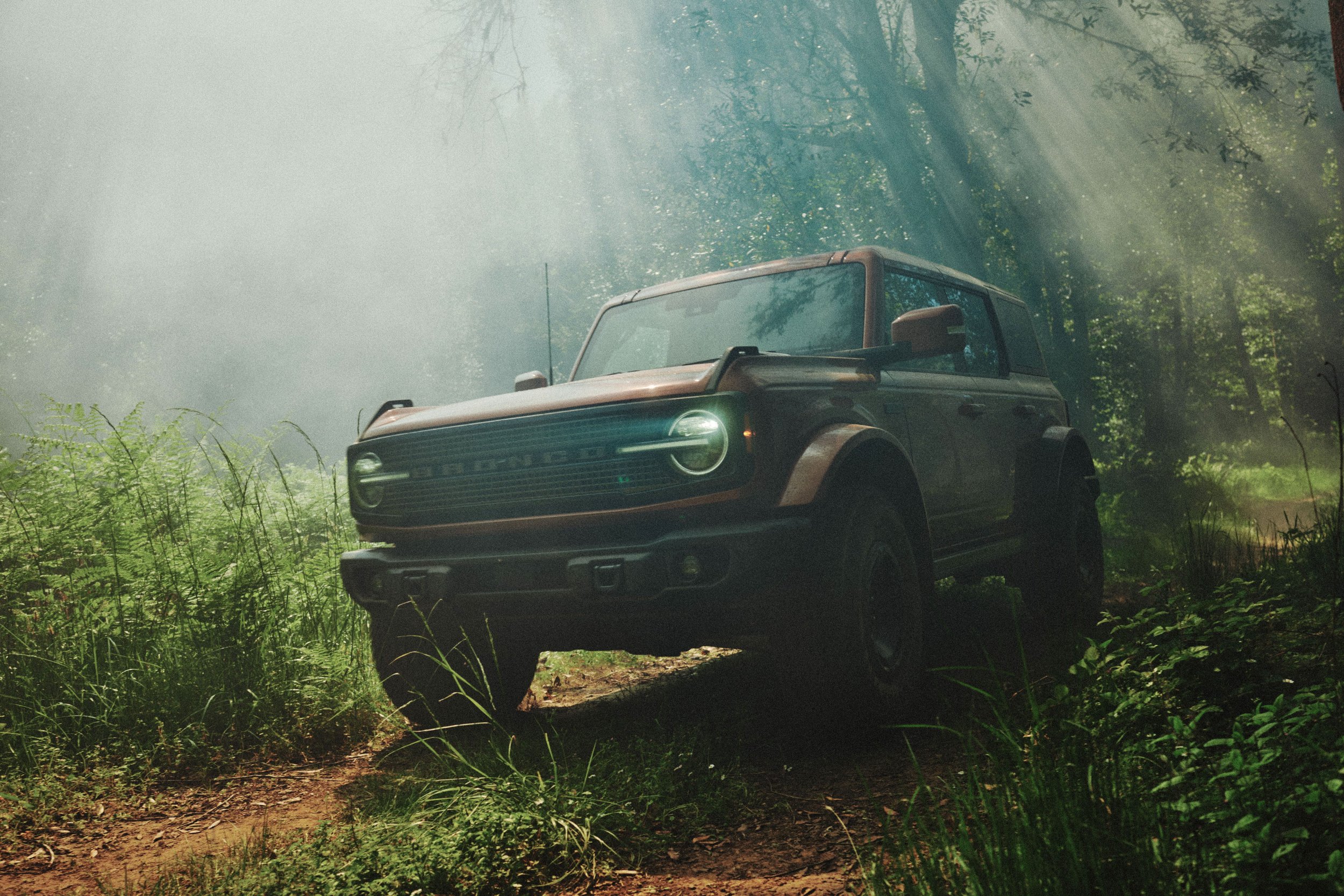 Action shot of Bronco Filson First Edition