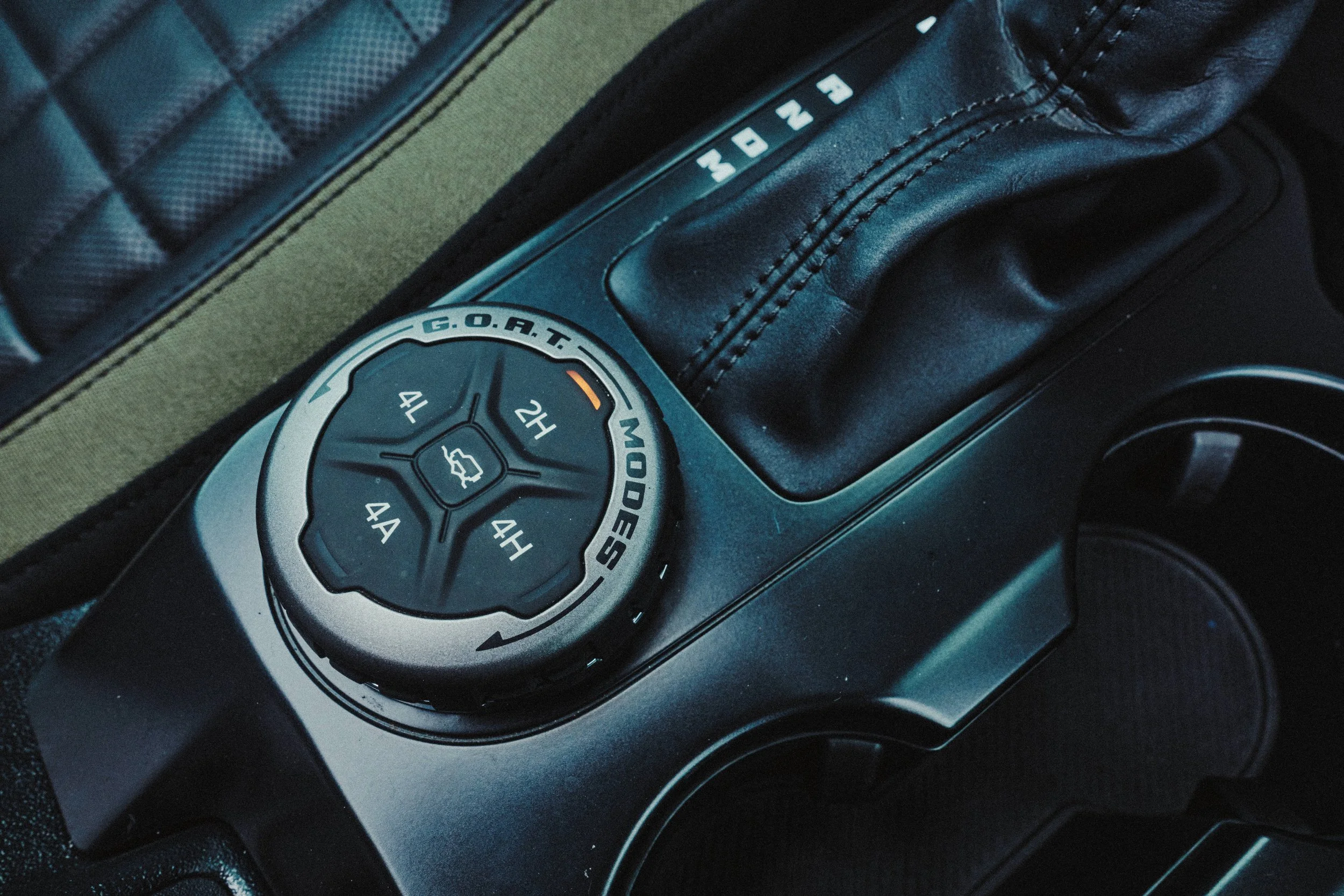 Bronco G.O.A.T. Mode Bezel detail shot