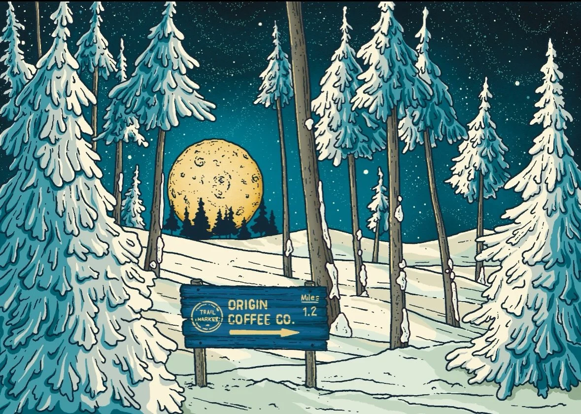 A warm cup. A snowy trail. A familiar place always nearby. THANK YOU for supporting specialty coffee, independent art, and a neighborhood built on love, craft, and community! Here&rsquo;s to another year of shared mornings and Adirondack adventures. 