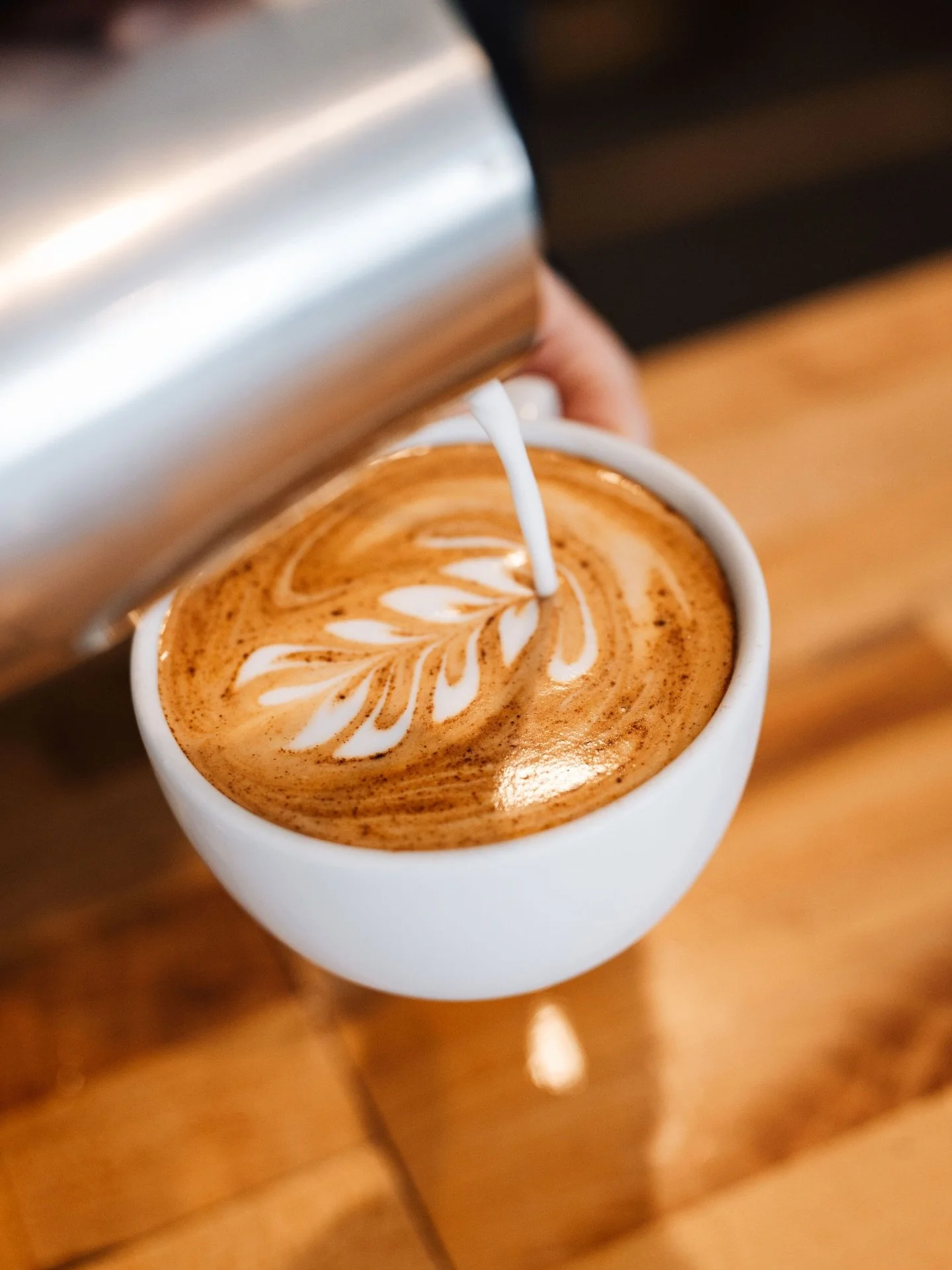 That feeling when you settle in with a warm cinnamon roll out of our oven and a Sweater Weather Latte at Origin Coffee 👑