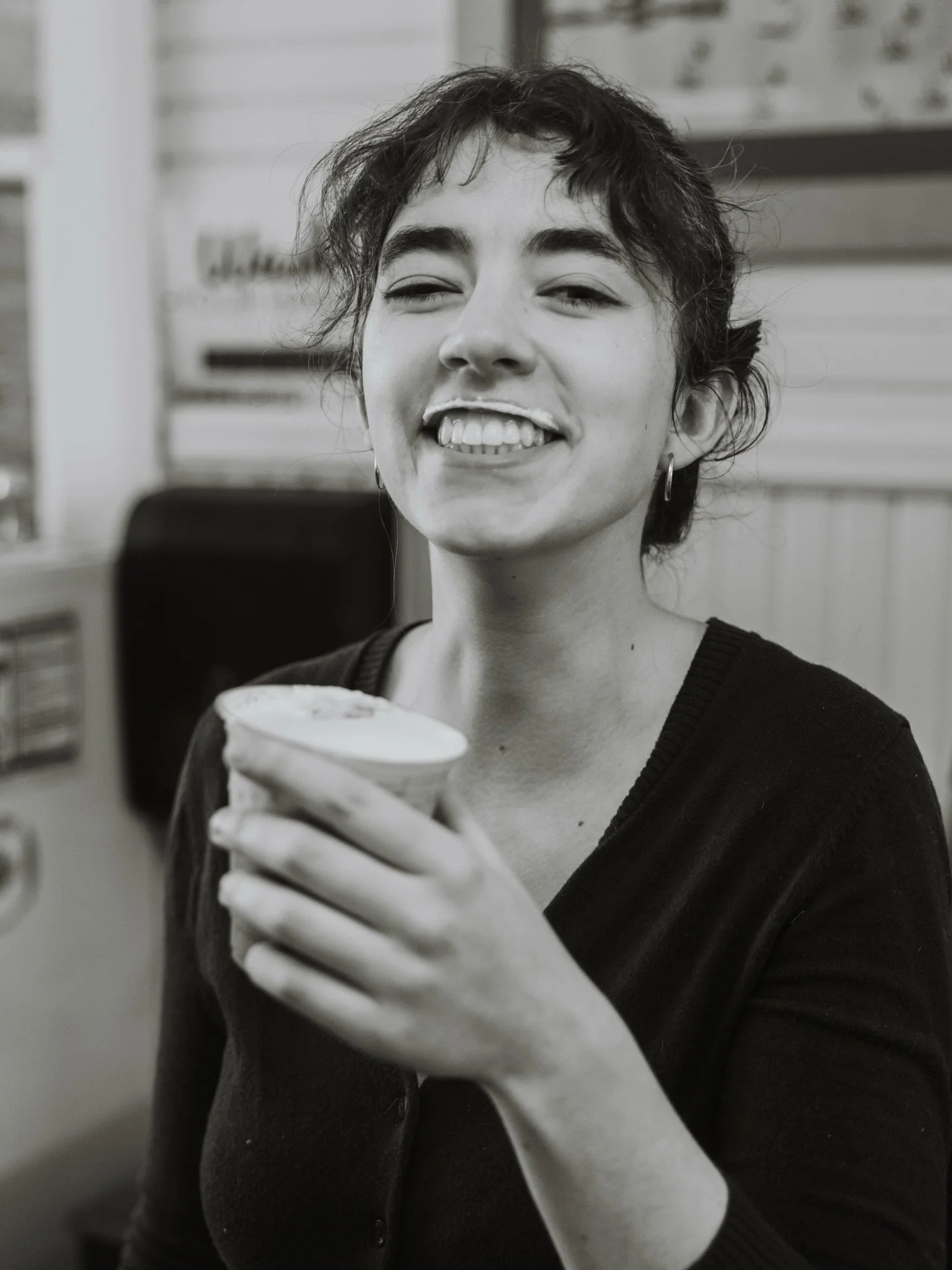 Trend Alert‼️ Cold foam mustaches are in. This is not an ad. We really thought you should know 🙂&zwj;↕️