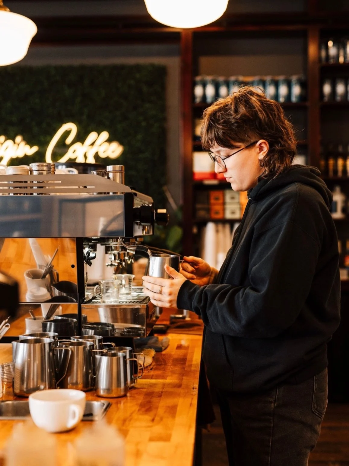 🤫GUESS WHO is going to be slinging drinks from our Saranac Lake Farmers Market tent THIS SATURDAY!? We&rsquo;ll be making your favorite hot and iced drinks (espresso, coffee &amp; cold brew) from our espresso cart and we&rsquo;ll have a special sele