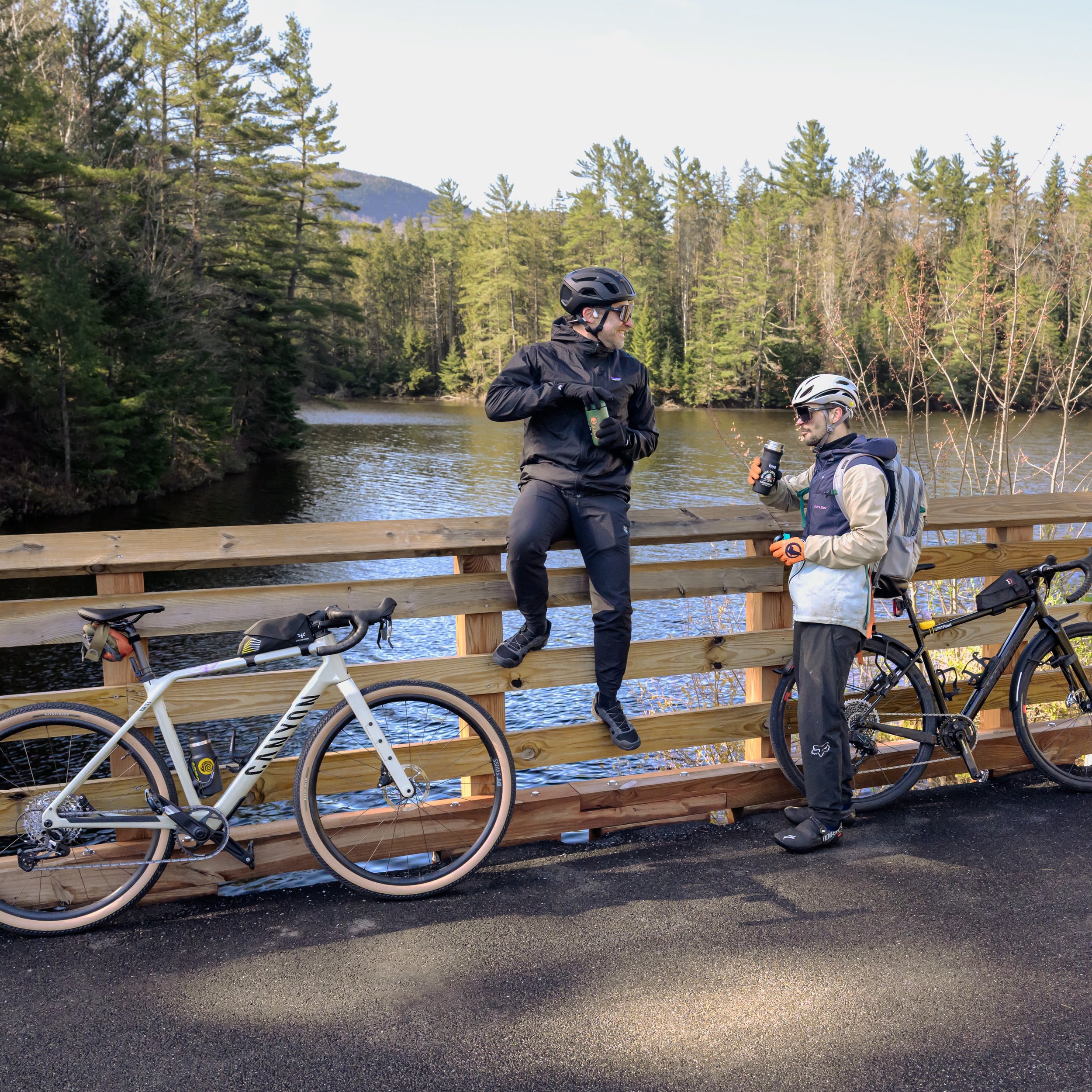 The only question your friends should be asking you today:  Rail trail to coffee or coffee then rail trail? 

📸 @adsit.media.works