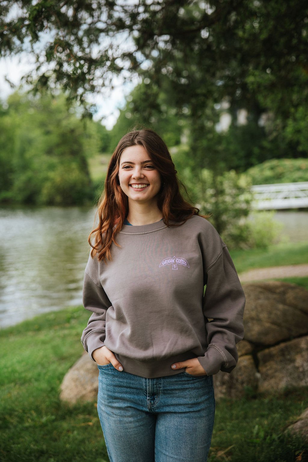Adirondack Mountains Women's Cropped Sweatshirt
