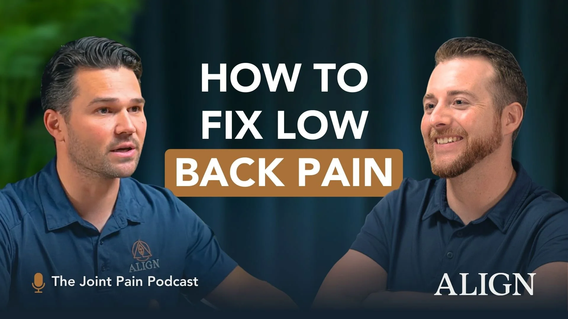 How to Fix Low Back Pain