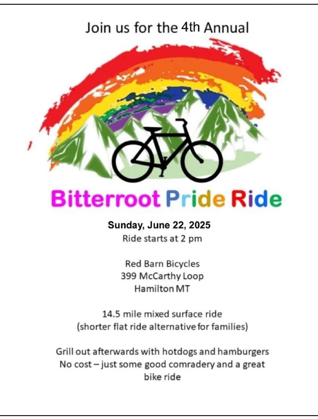 Bitterroot Pride Ride