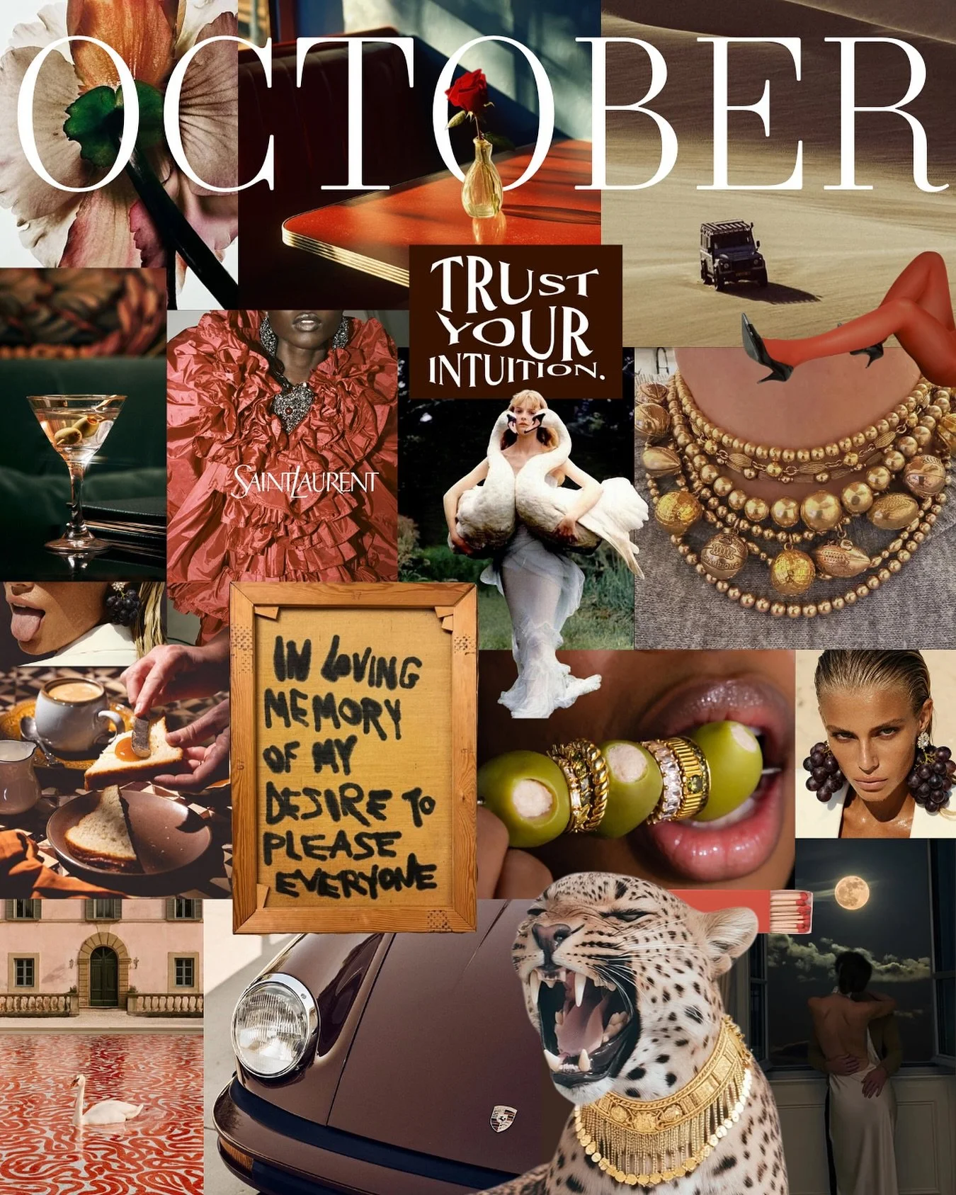 October arrives with fire. Think bold choices, unapologetic statements, and glittering details as we not only embrace the chill, but set it ablaze.