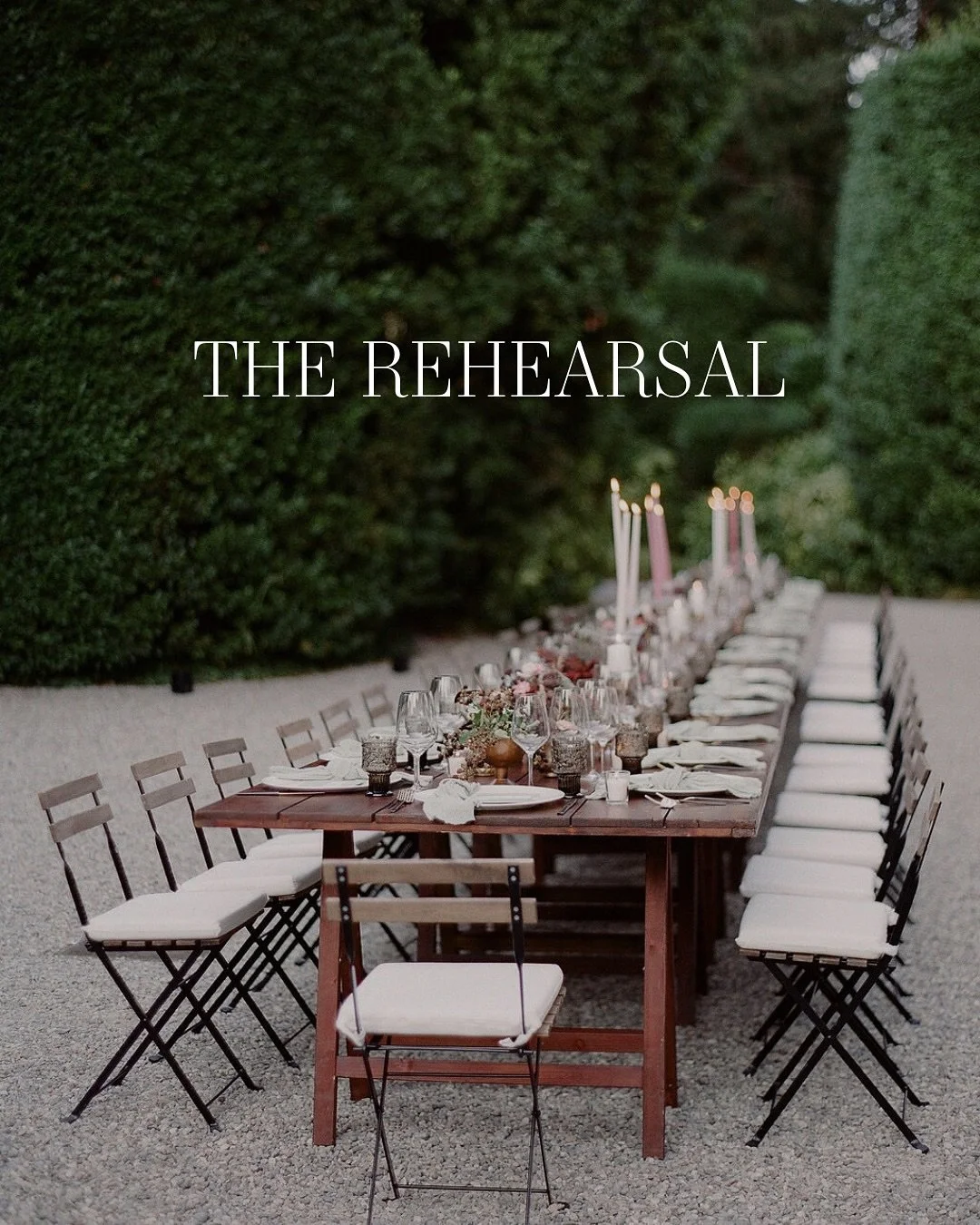 9 times out of 10, we plan the rehearsal dinner too - and for good reason! ✨ It&rsquo;s what makes the weekend feel seamless, cohesive, and intentional for everyone involved. From guests to vendors, everything flows together beautifully, allowing you
