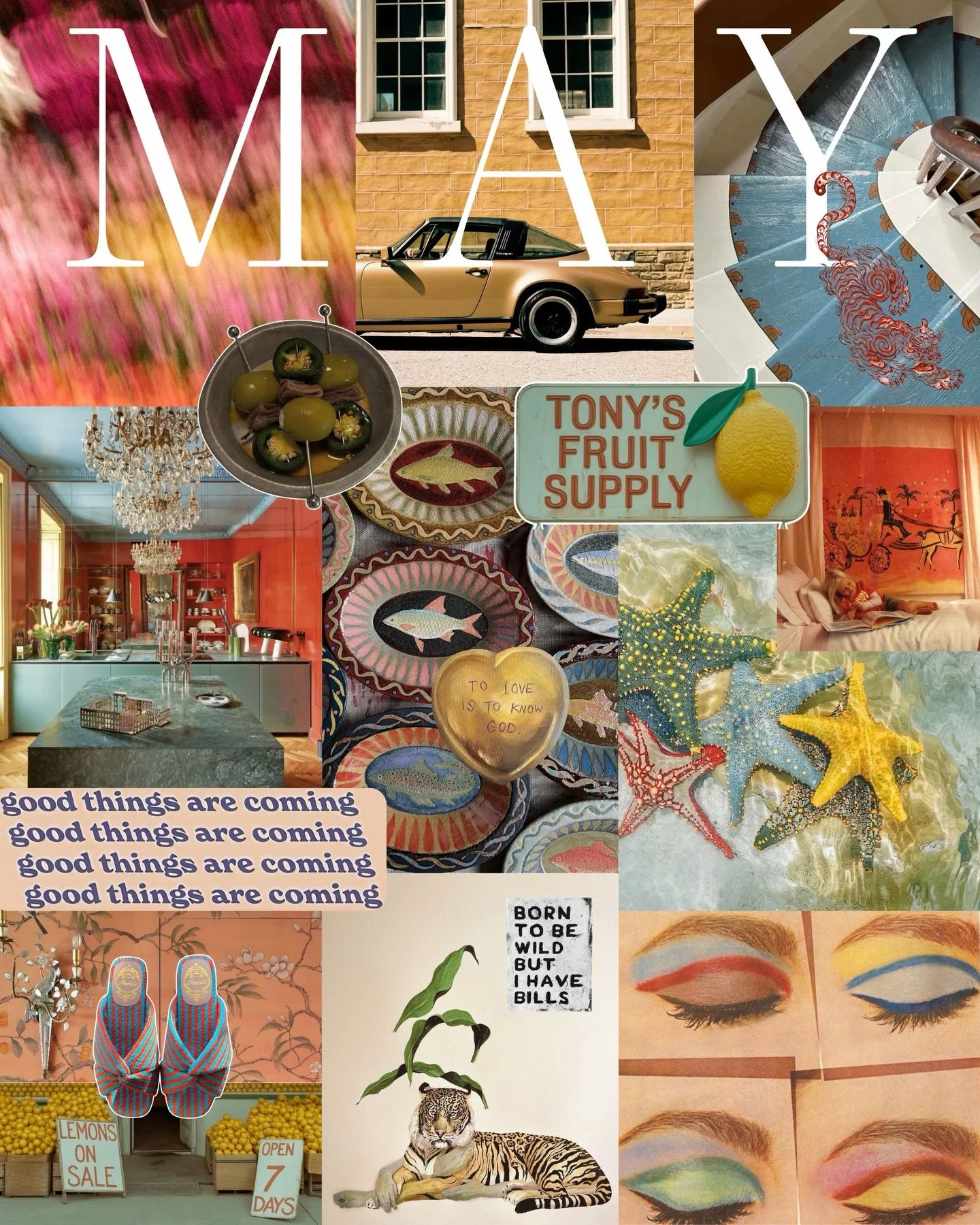 May, in fragments. 

Sun-warmed citrus, tiled stories, and color that lingers a little longer - unfolding slowly and softly. ⏳