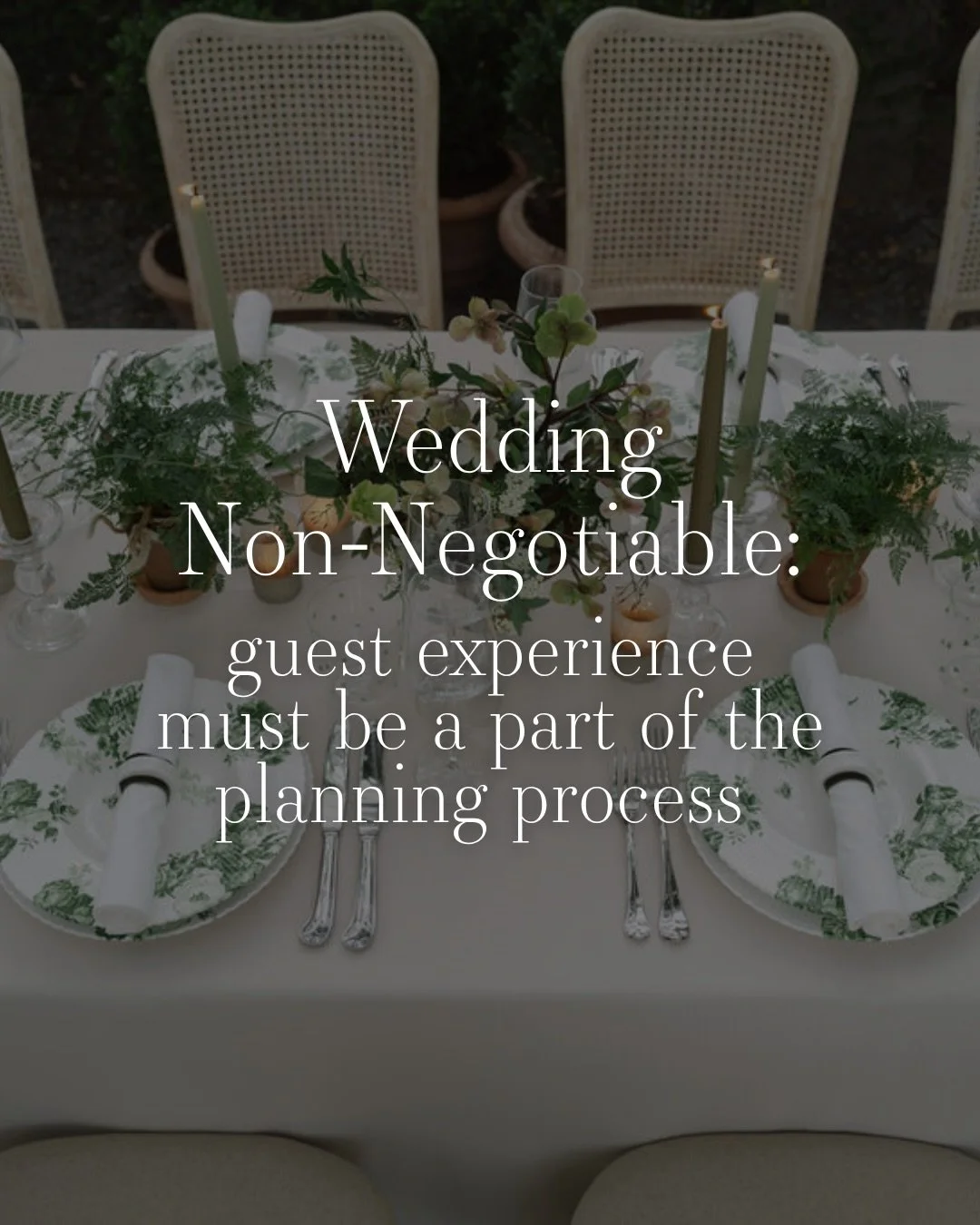 Design gets the attention, but guest experience makes the impact.

Seamless flow, exceptional service, and an experience people actually enjoy - that&rsquo;s what makes a wedding unforgettable!