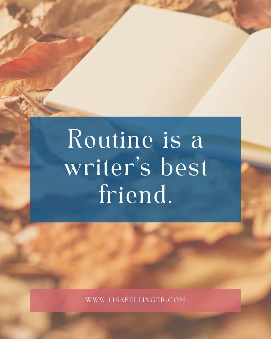 When it comes to writing, talent helps, inspiration is wonderful&hellip; but routine is what gets the words on the page.

A consistent writing practice&mdash;whether it&rsquo;s 15 minutes a day or a few focused sessions a week&mdash;gives your creati