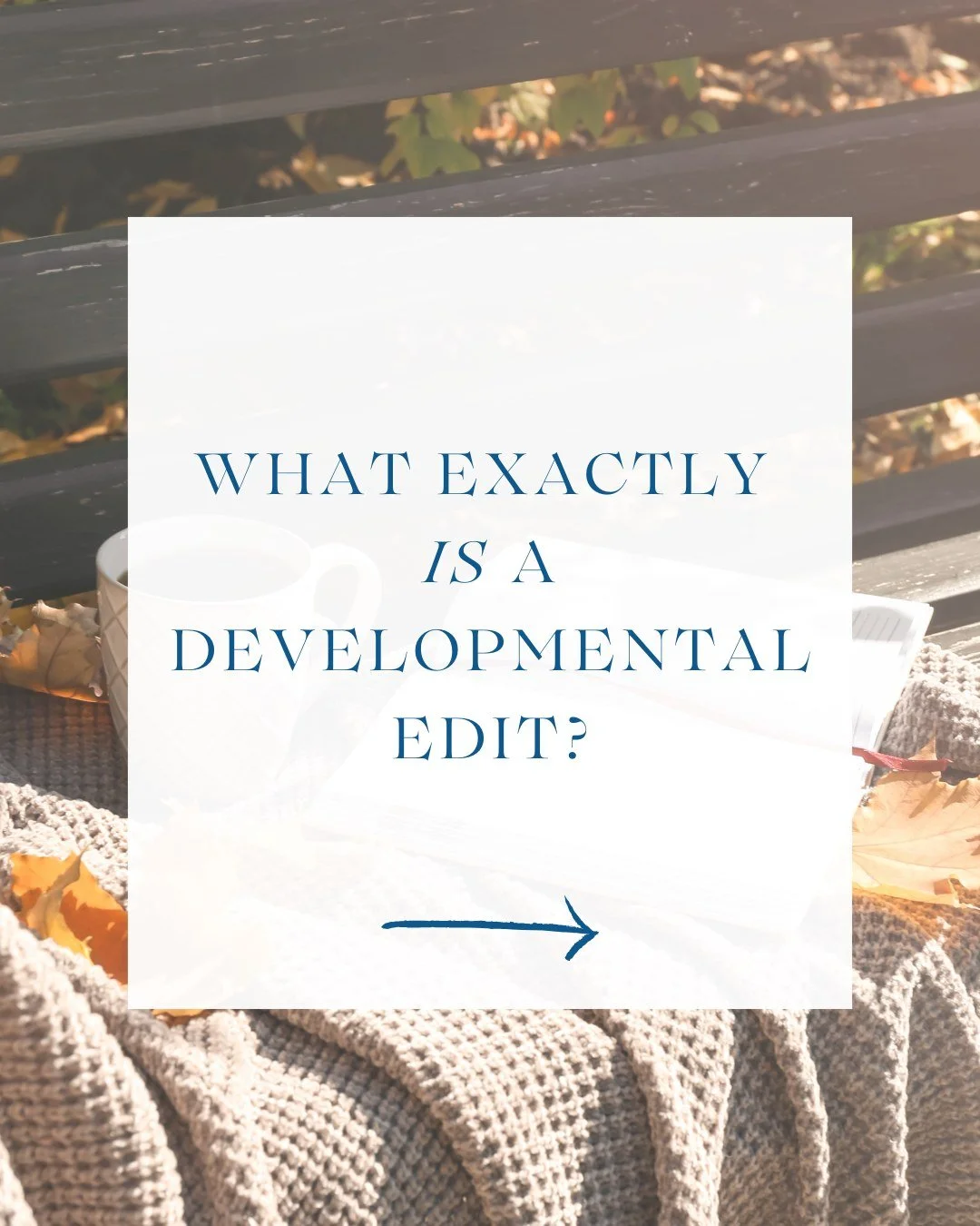 ✨ Writing a novel doesn&rsquo;t mean you have to do it alone. ✨

So many writers think working with a developmental editor means losing their voice or handing their story over. But the truth? A developmental editor is there to partner with you&mdash;