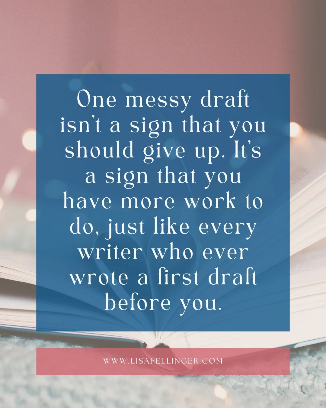 In case no one has clued you in yet, writing is a process, and often a pretty messy one.

I&rsquo;ve yet to meet or even hear of a writer who can sit down and churn out a perfect story in one draft. Writing is a process of multiple drafts for a reaso