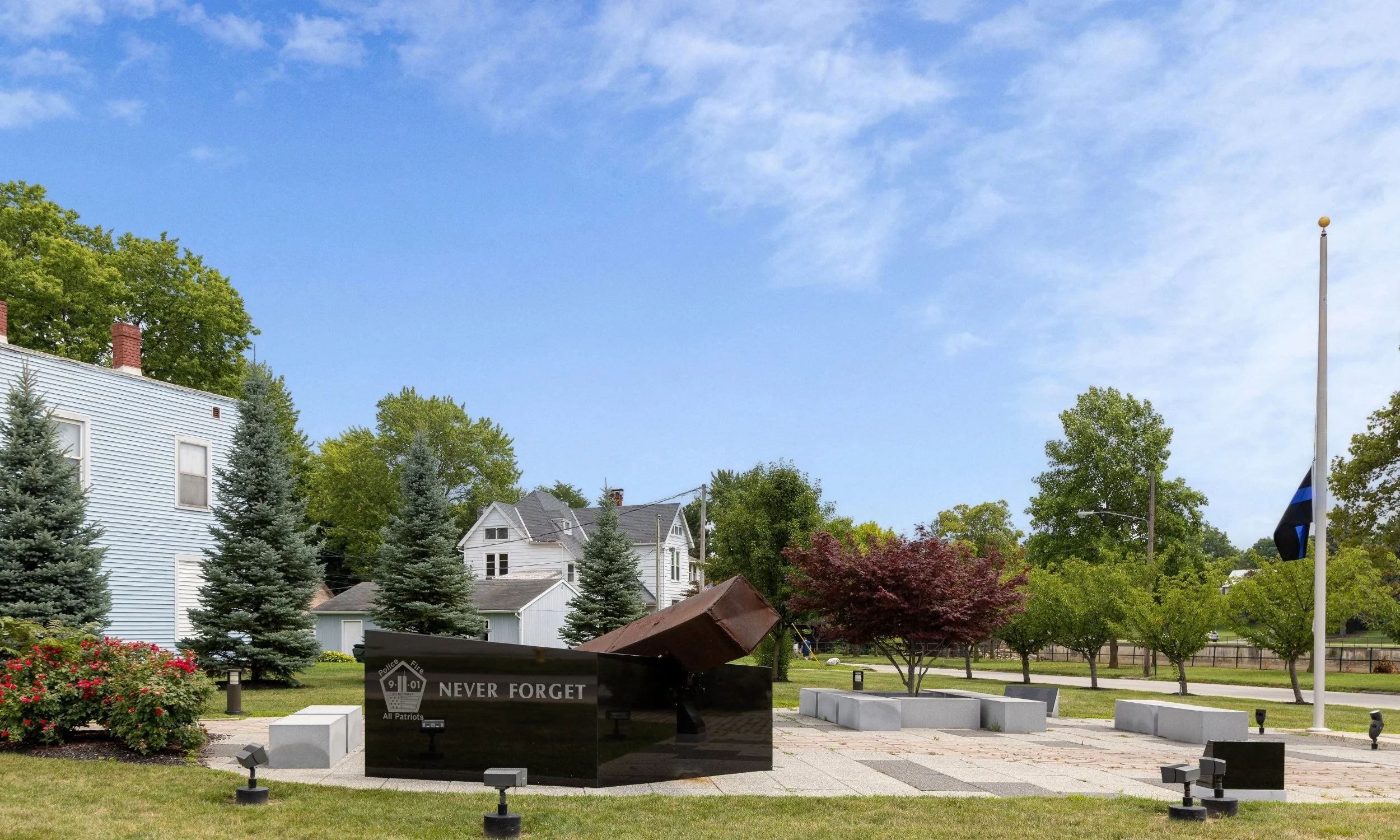 All Patriots Memorial park and landmark photography in Tiffin, OH captured by northwest ohio photographer