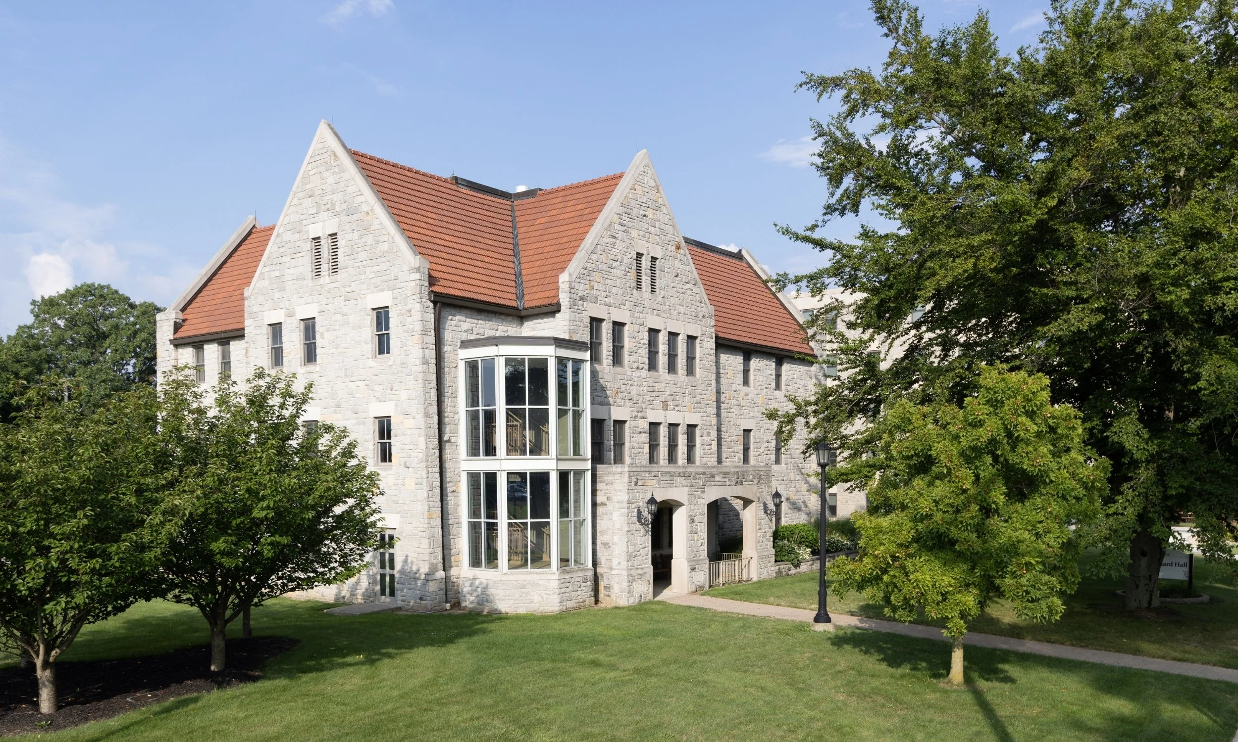 Historic college campus architectural photography in Tiffin, Ohio captured by northwest ohio photographer