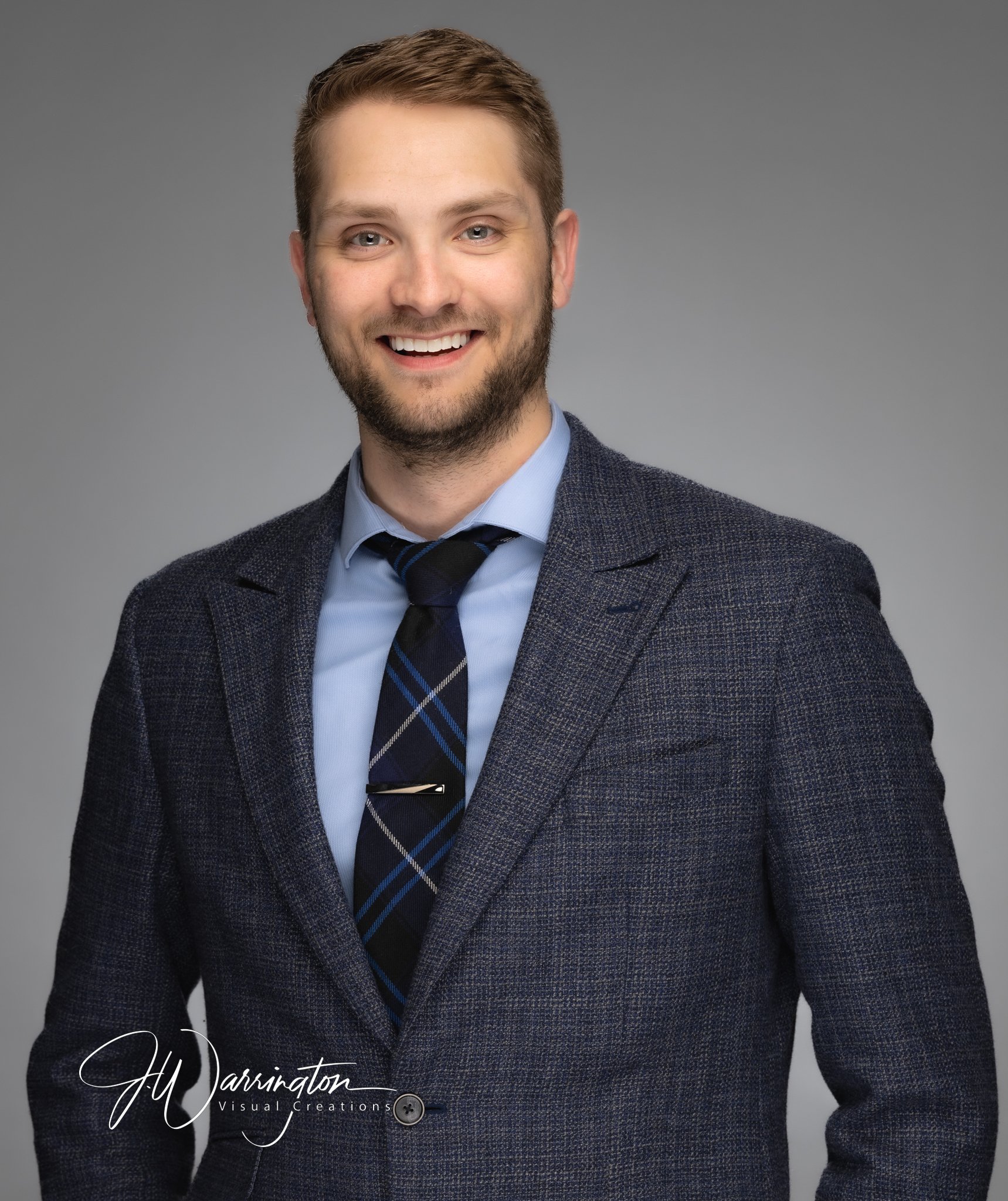 Young male professional headshot by findlay ohio photographer