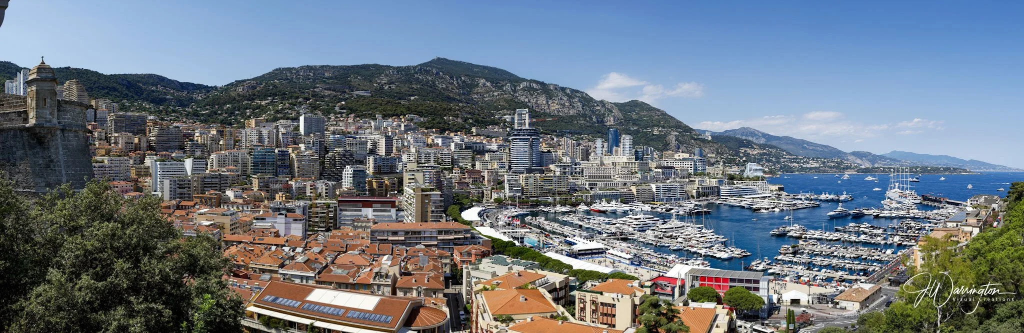 Monaco from a palace view taken by Northwest Ohio photographer.