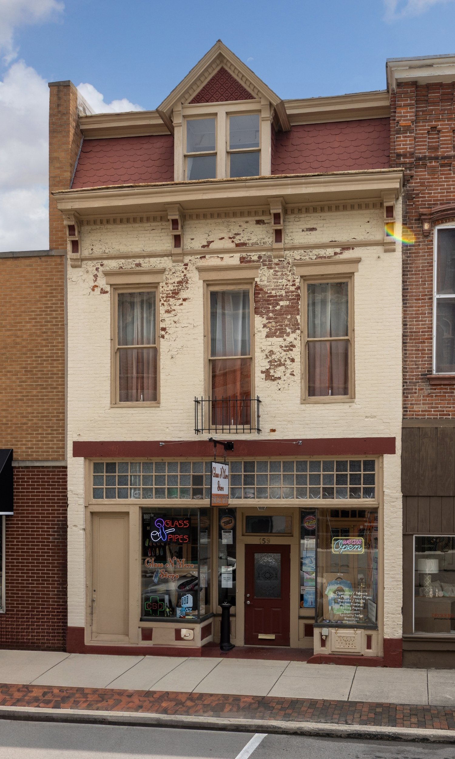 Commercial building and local storefront photography in Tiffin, Ohio captured by northwest ohio photographer