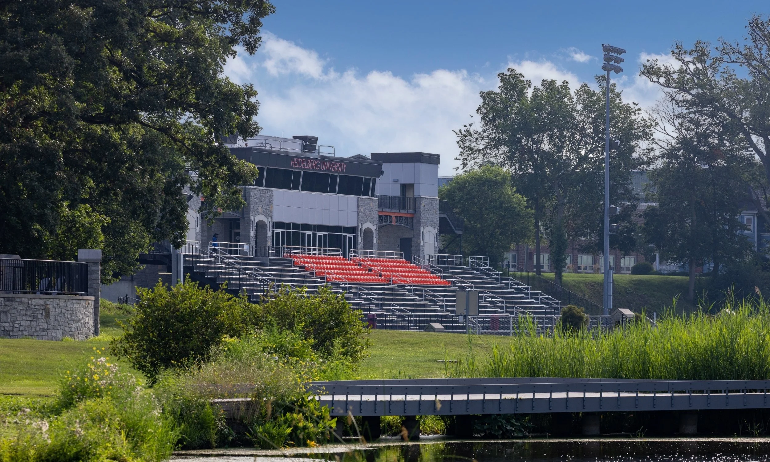 Heidelberg university soccer field captured by northwest ohio photographer